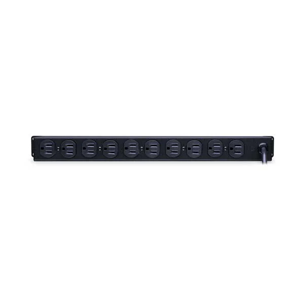 CyberPower CPS1215RM Surge Protector, 120V/15A, 10 Outlets, 15ft Power Cord, 1U Rackmount