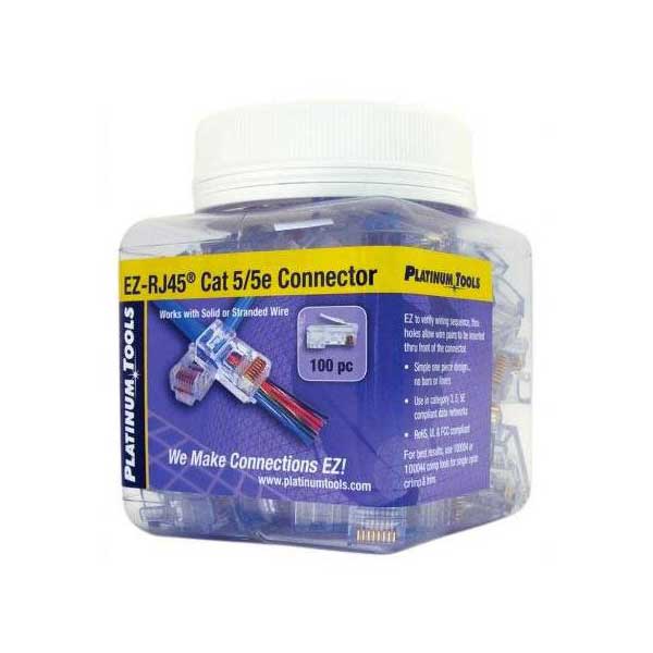 2200-platinum-tools-ez-rj45-cat-5-5e-connectors-100-pack-1.jpg Platinum Tools EZ-RJ45 Cat 5/5e Connectors (100-pack)
