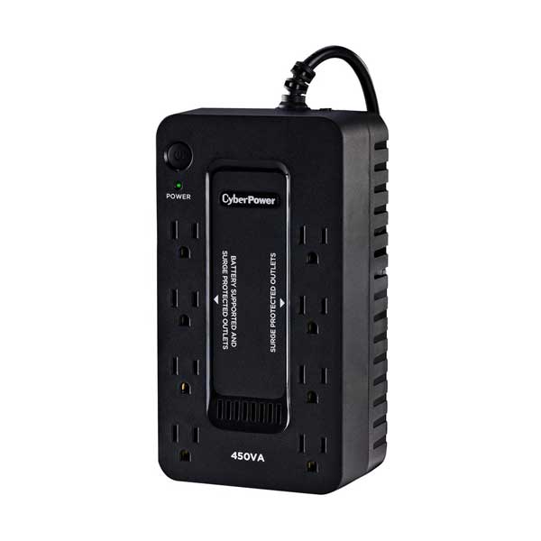 CyberPower SE450G1 260 Watt 450 VA Uninterruptible Power Supply (UPS) System