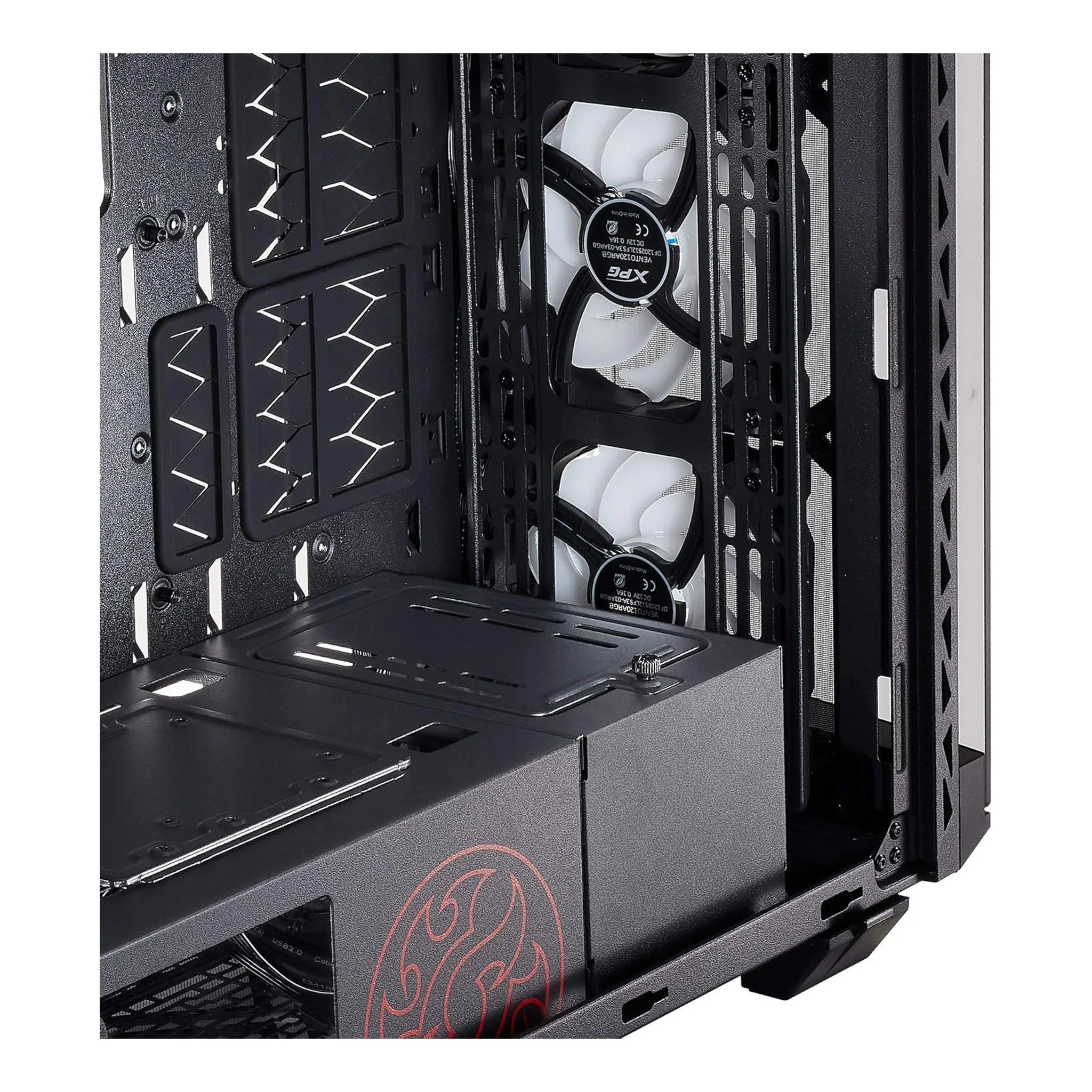 XPG Black Battlecruiser Super Mid Tower ATX Case