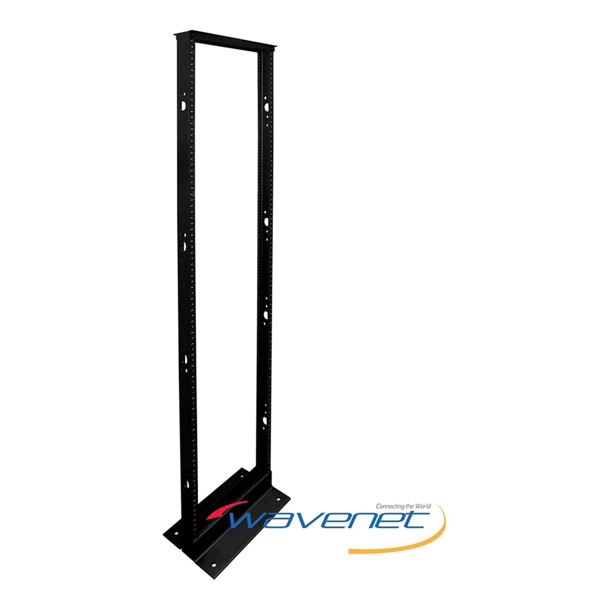 2314-wavenet-2post-45u-sp-2-post-45u-open-frame-floor-rack-black-1.webp Wavenet 2POST-45U-SP 2-Post 45U Open Frame Floor Rack - Black