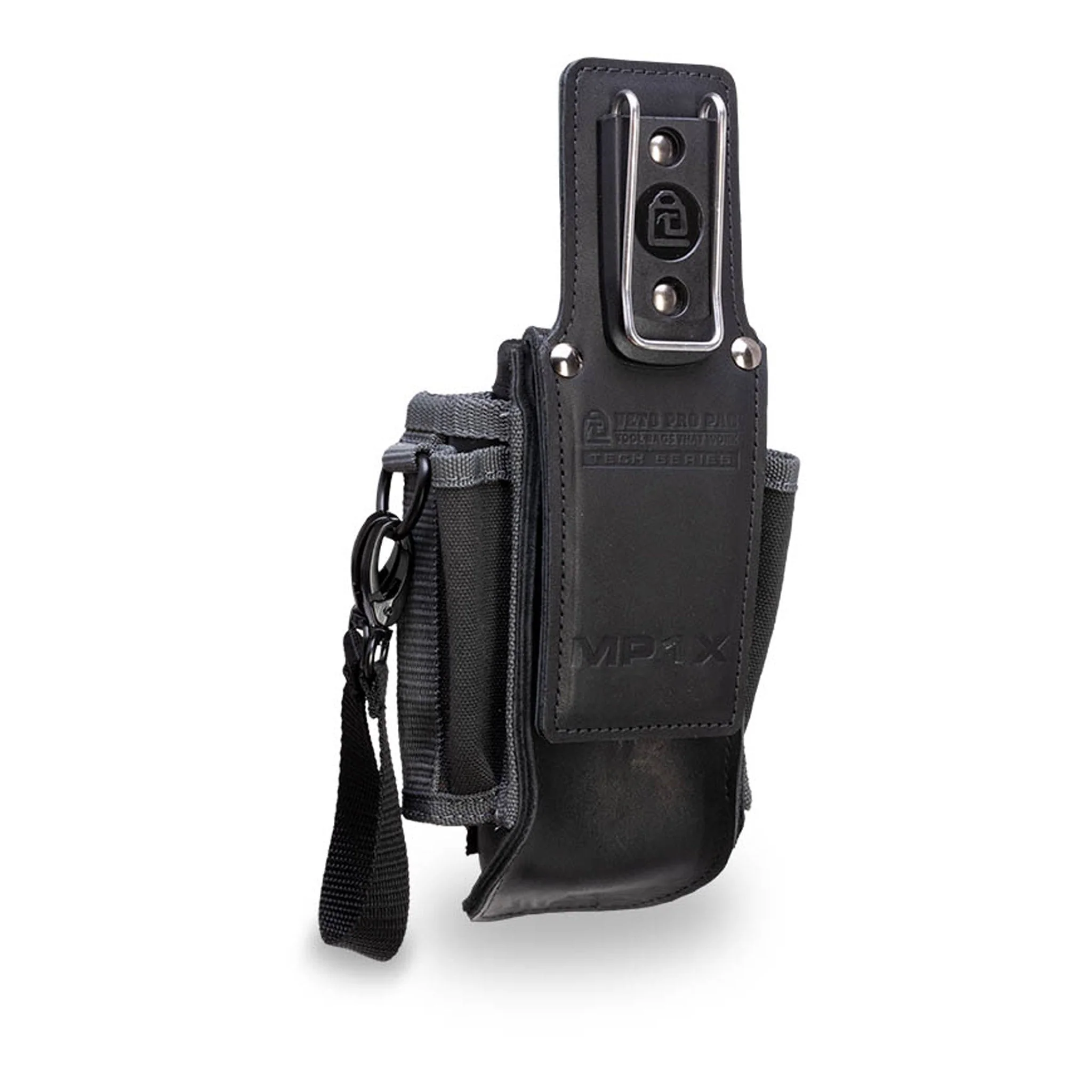 Veto Pro Pac MP1X Small-Sized Tool Pouch with Leather Pocket Stuffer and Wire-Formed Clip