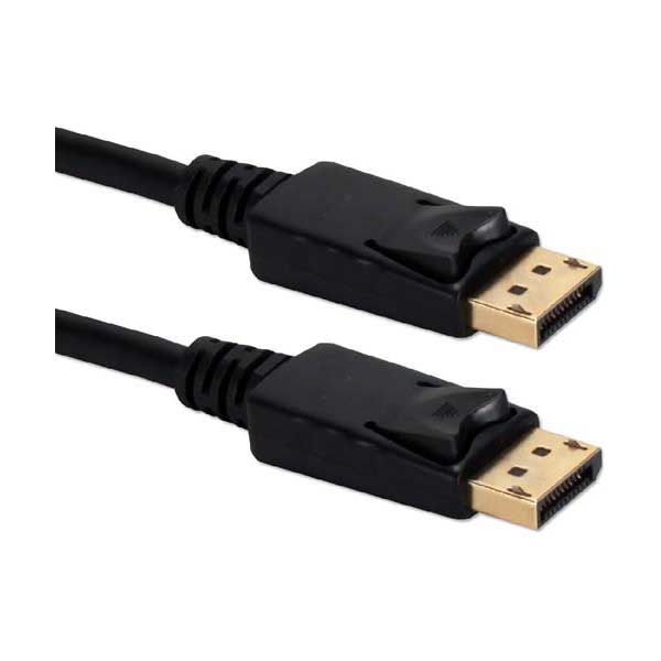 2349-qvs-6-displayport-digital-a-v-ultrahd-4k-cable-with-latches-black-1.jpg QVS 6' DisplayPort Digital A/V UltraHD 4K Cable with Latches (Black)