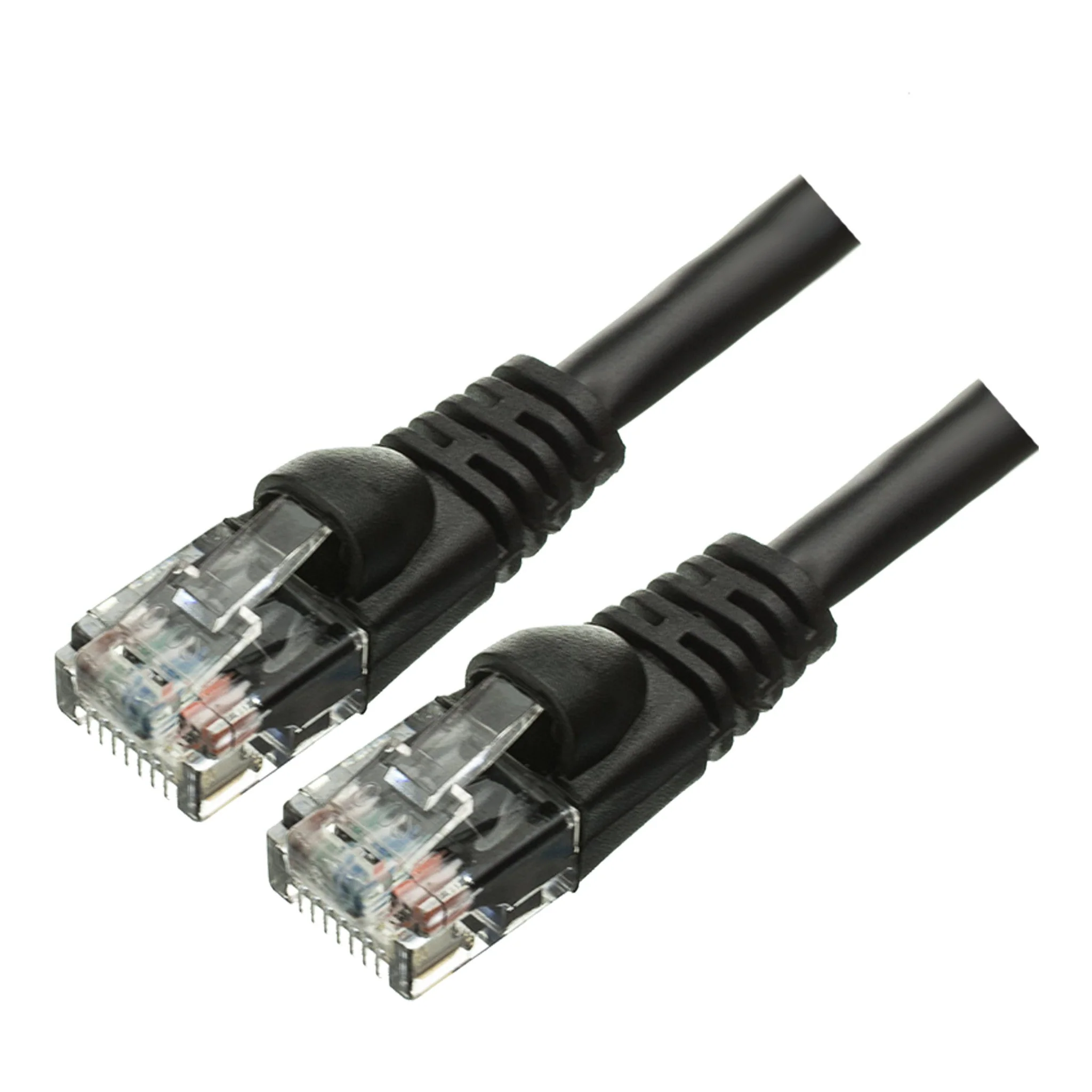 Cat5e Network Patch Cable with Boots, Grey, 5FT