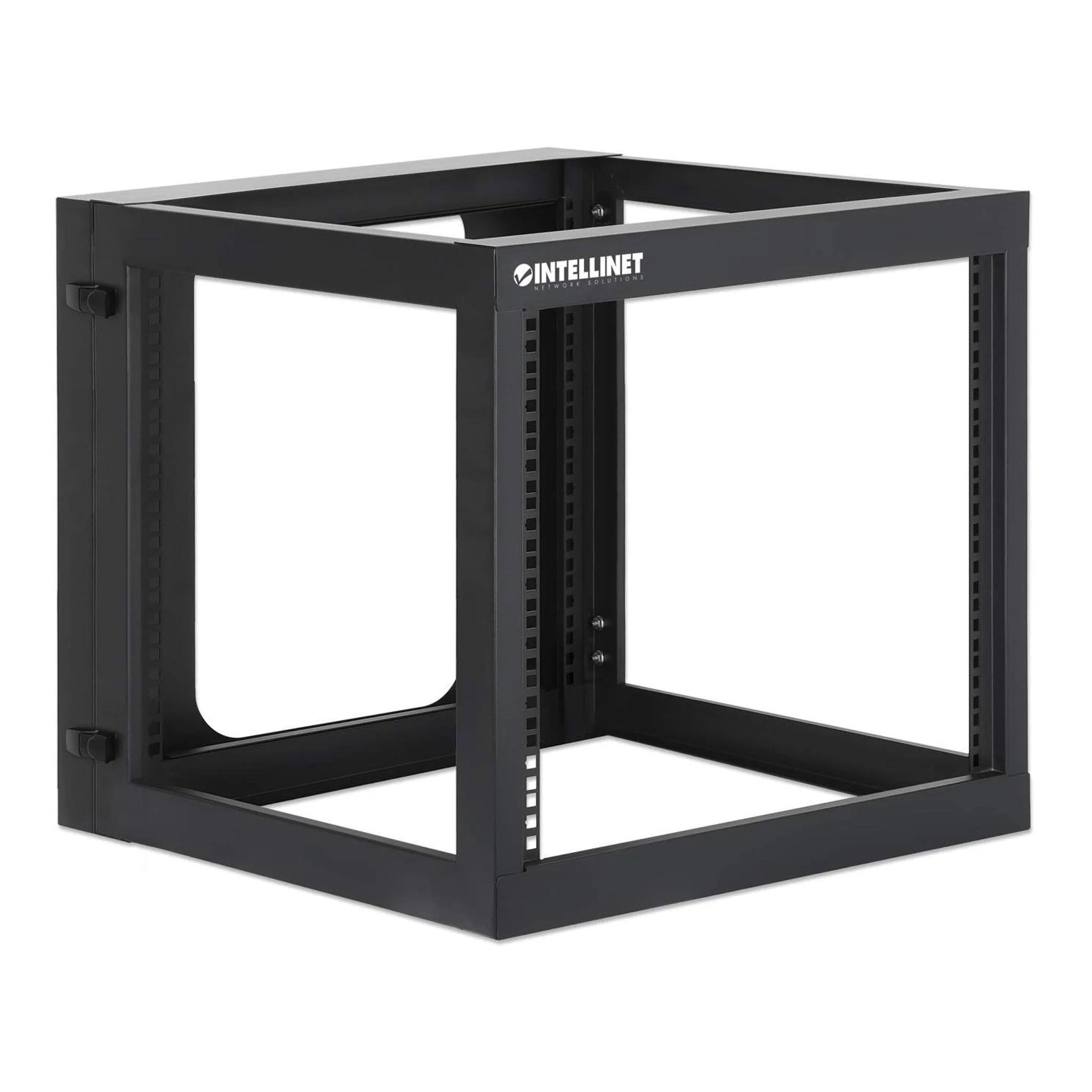 Intellinet 716048 19" 9U Wall Mount Open Frame Network Rack - Rear-Hinged Swing Frame