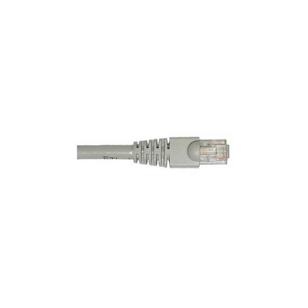 Cat5e Network Patch Cable with Boots, Grey, 7FT