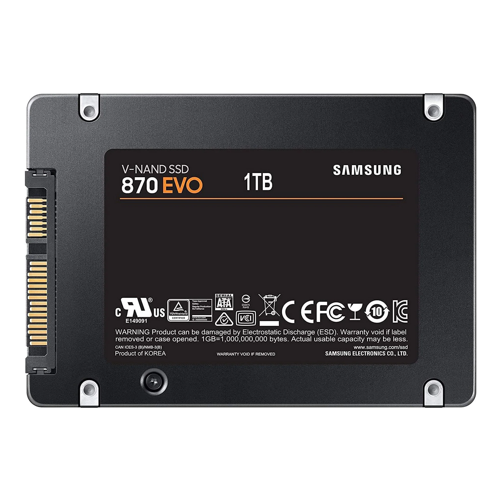 Samsung MZ-77E1T0E 1TB SATA III 2.5" 870 EVO Solid State Drive