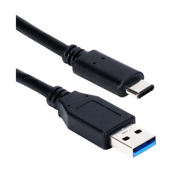 2488-qvs-cc2231a-2m-6.5ft-usb-c-to-usb-a-3.1-5gbps-60-watts-sync-power-cable-1.jpg QVS CC2231A-2M 6.5ft USB-C to USB-A 3.1 5Gbps 60-Watts Sync & Power Cable