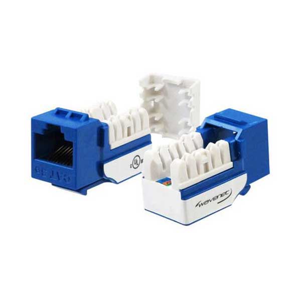 2505-wavenet-5eksjbl-25pk-blue-cat5e-rj-45-punch-down-keystone-jack-25-pack-1.jpg Wavenet 5EKSJBL-25PK Blue CAT5e RJ-45 Punch Down Keystone Jack 25-Pack