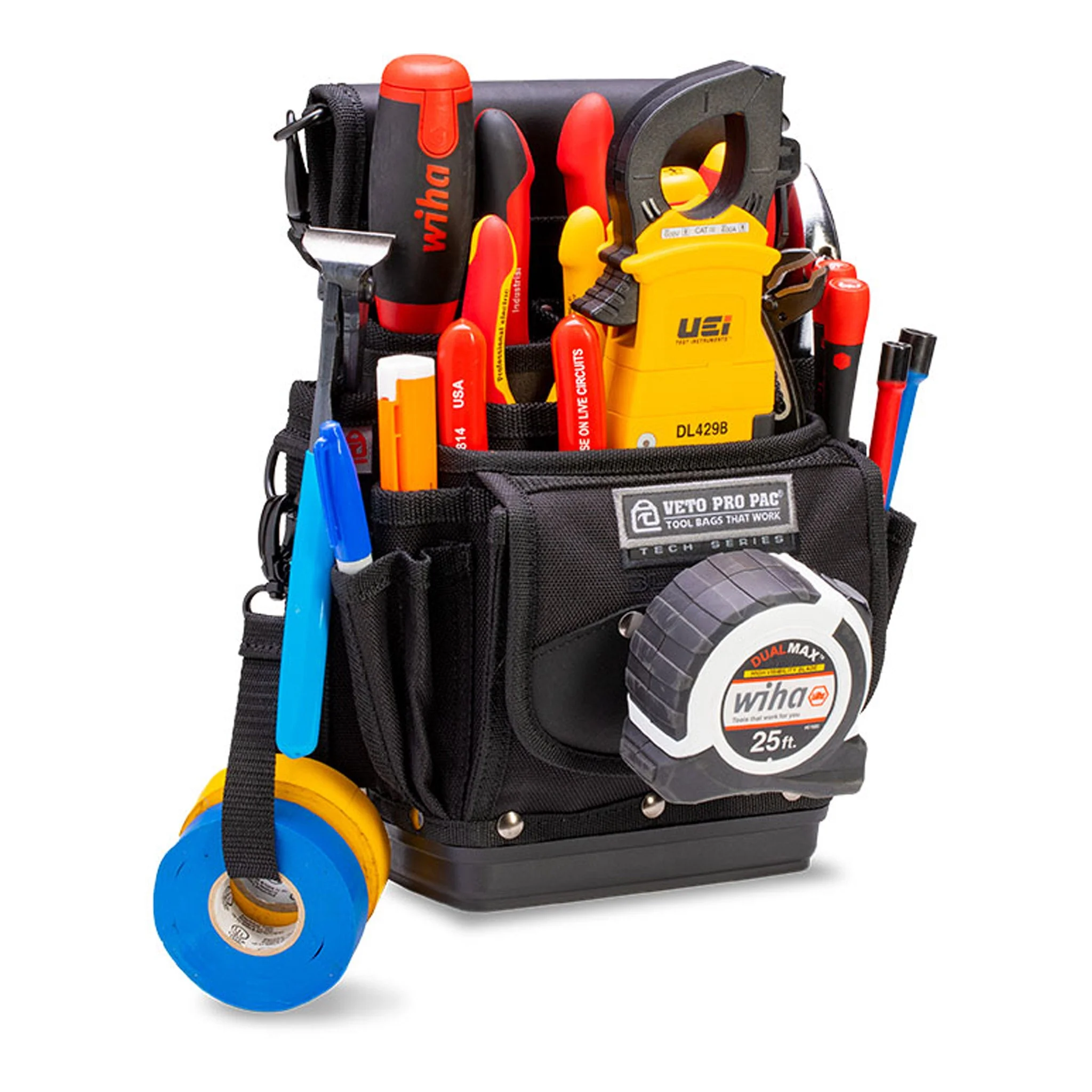 Veto Pro Pac TP4B Blackout 22 Pocket Clip-On Service Tool Pouch