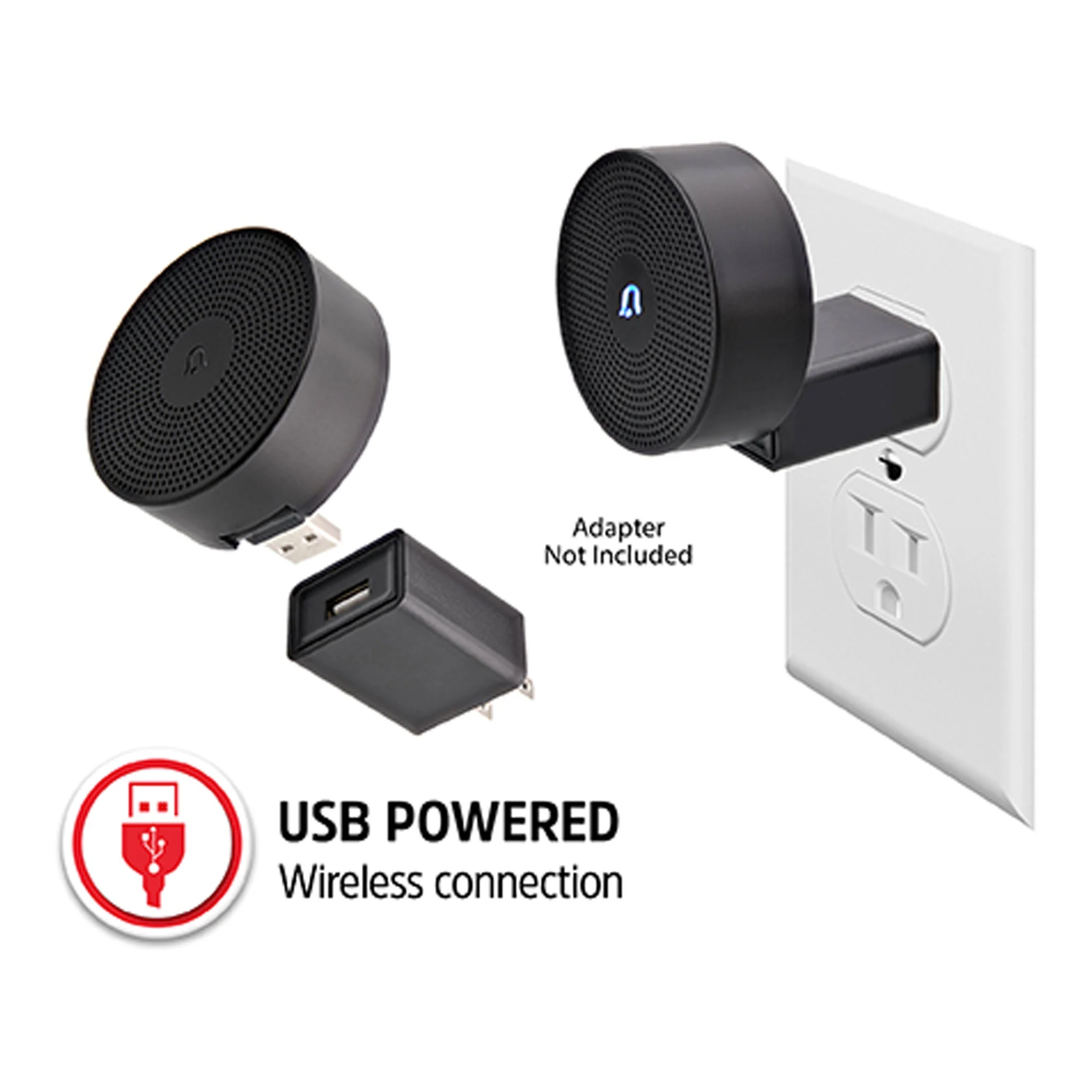 Energizer EOD1-1003-CHM Smart Wifi Wireless Chime for Video Doorbell