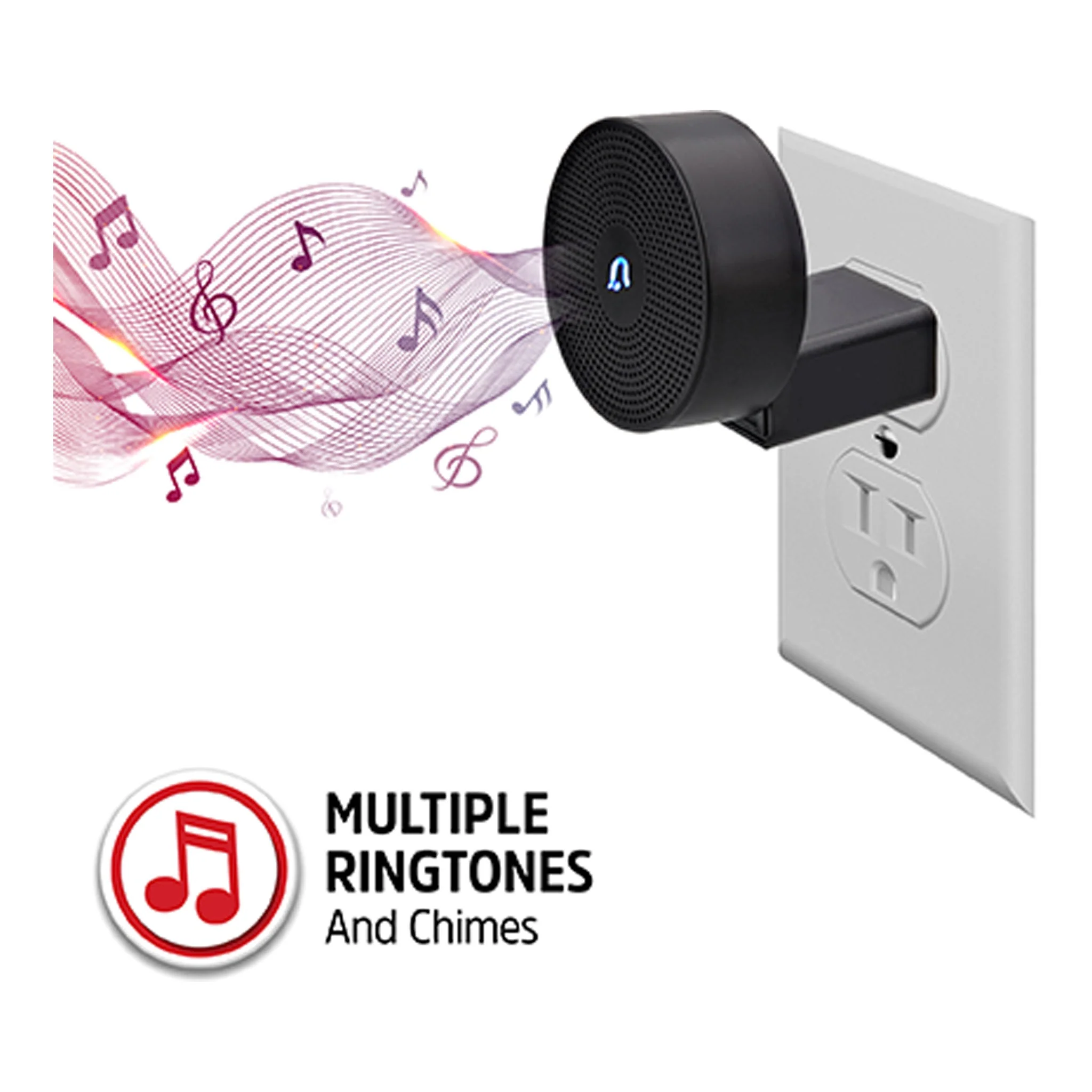 Energizer EOD1-1003-CHM Smart Wifi Wireless Chime for Video Doorbell