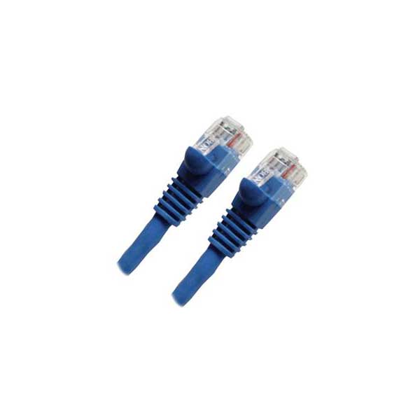 Cat6 Network Patch Cable with Boots, Blue, 200FT