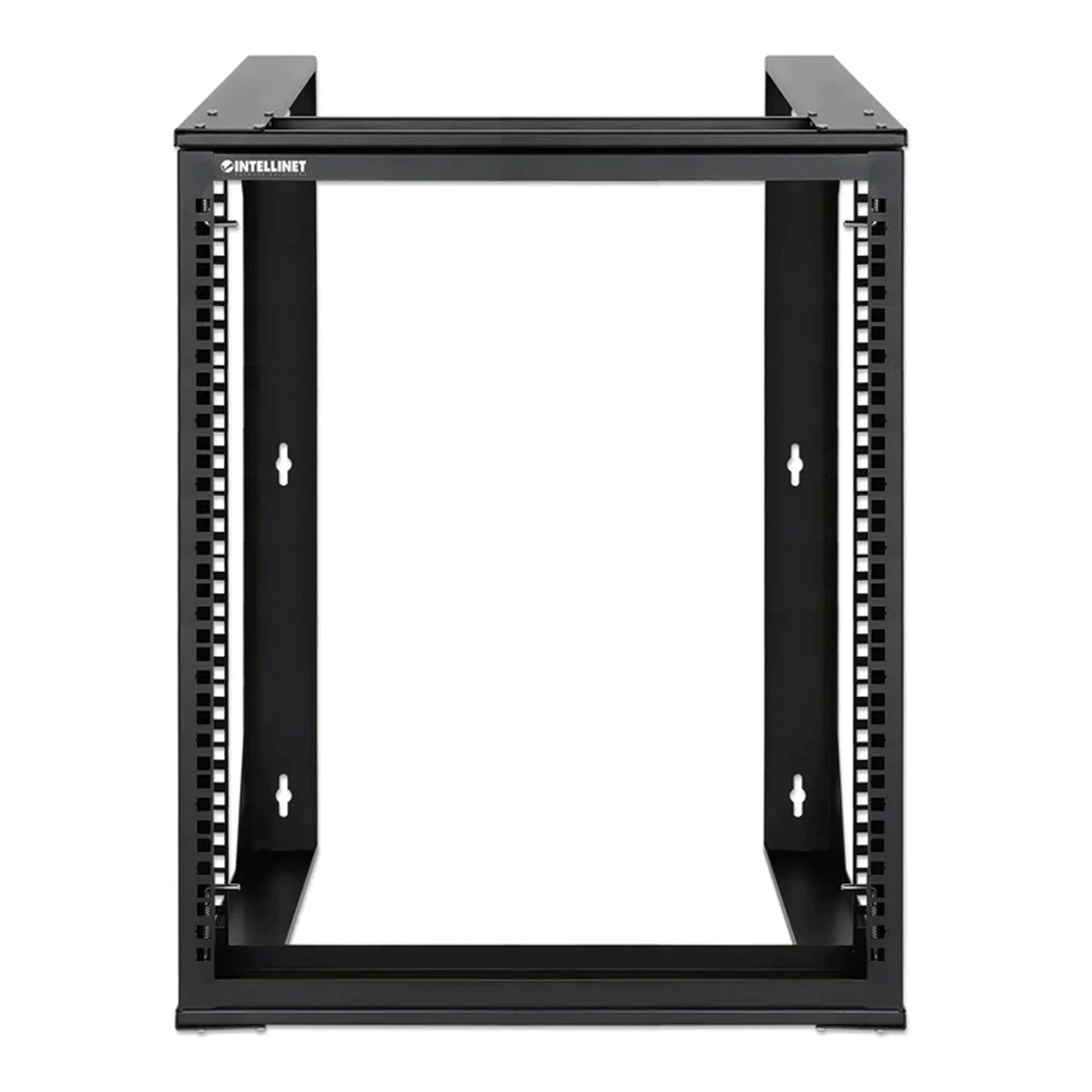 Intellinet 716192 19" 12RU Wall Mount 2-Post Open Frame Network Rack