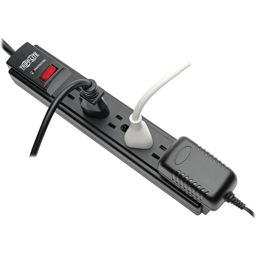 Tripp Lite Surge Protector Power Strip 6 Outlet 15 ft Cord Black 790 J