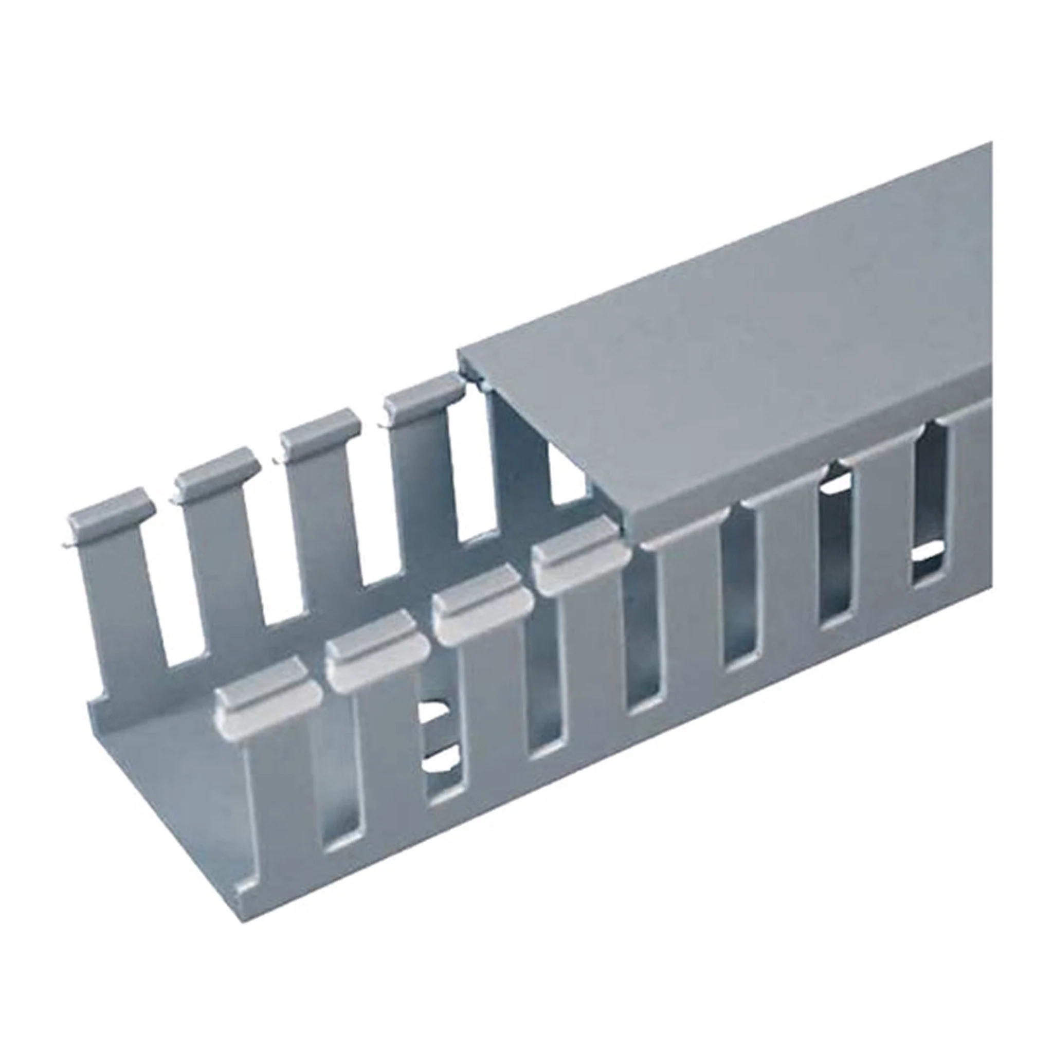 2592-sr-components-fd2-6ft-slotted-wall-wiring-duct-2-x2-with-cover-gray-1.webp SR Components FD2 6ft Slotted Wall Wiring Duct (2"x2") with Cover - Gray