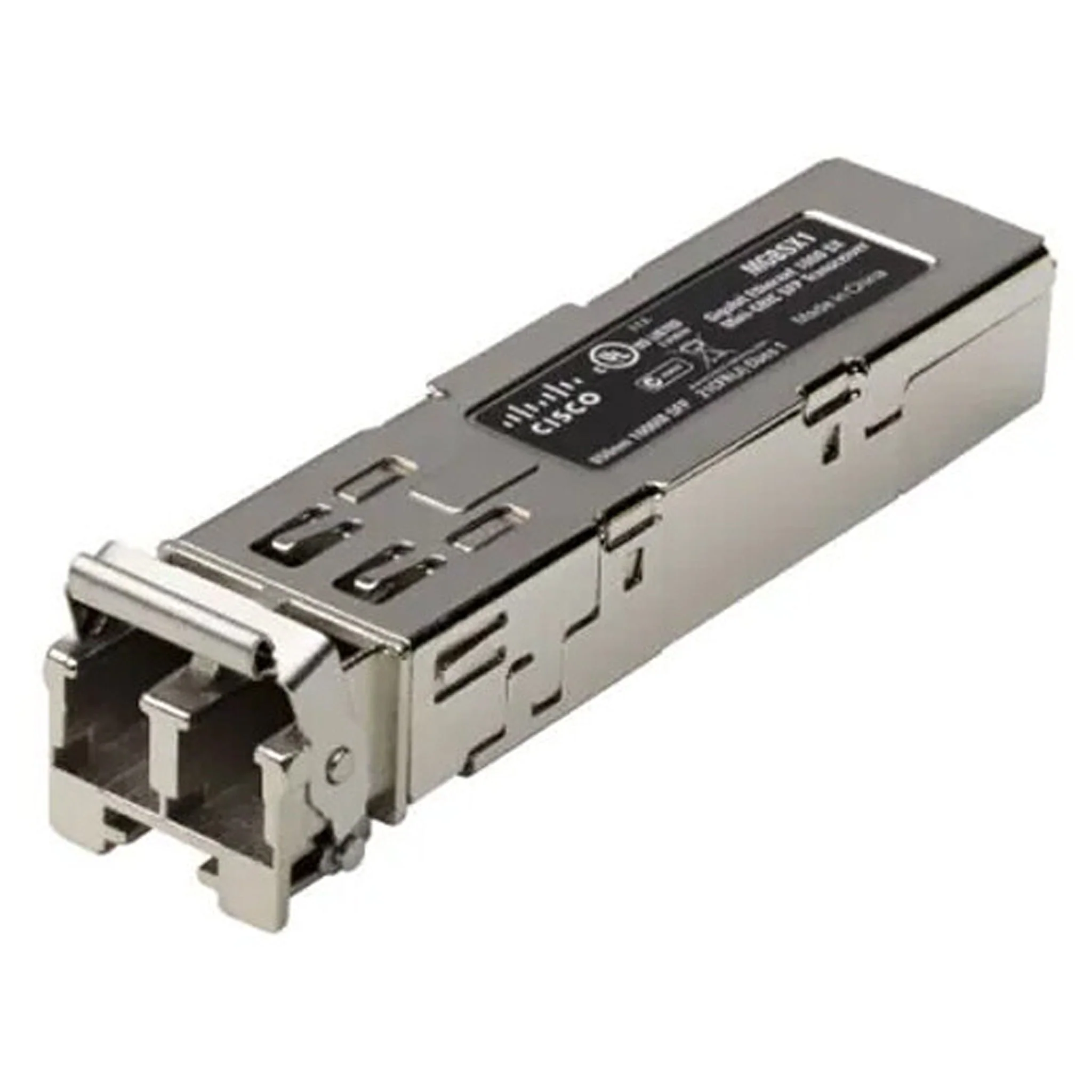 2605-cisco-mgbsx1-gigabit-ethernet-sx-mini-gbic-sfp-transceiver-1.webp Cisco MGBSX1 Gigabit Ethernet SX Mini-GBIC SFP Transceiver