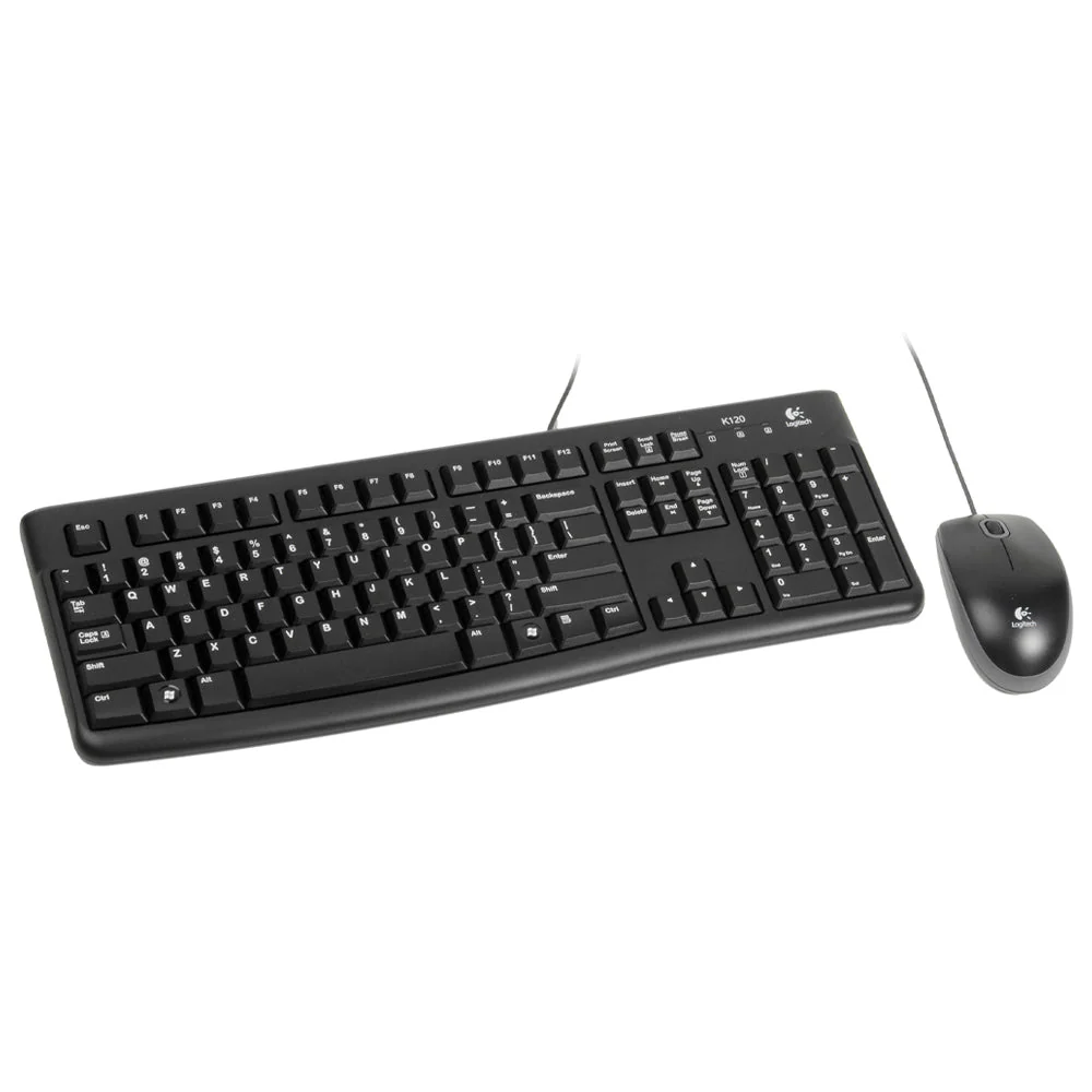 Logitech 920-002565 MK120 Desktop Corded Combo Set