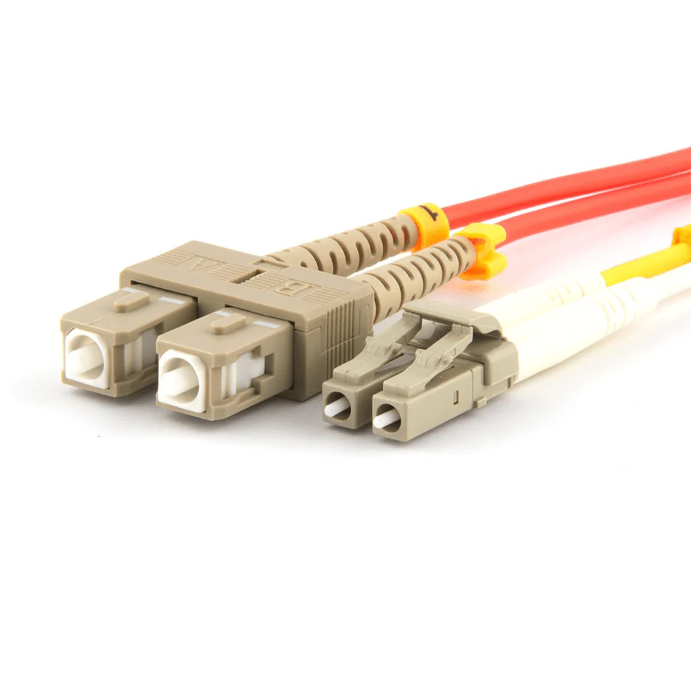 2641-lc-to-sc-1m-multimode-fiber-optic-patch-cable-duplex-om1-pvc-ofnr-2.0mm-orange-1.webp LC to SC 1M, Multimode Fiber Optic Patch Cable, Duplex, OM1, PVC (OFNR), 2.0MM, Orange