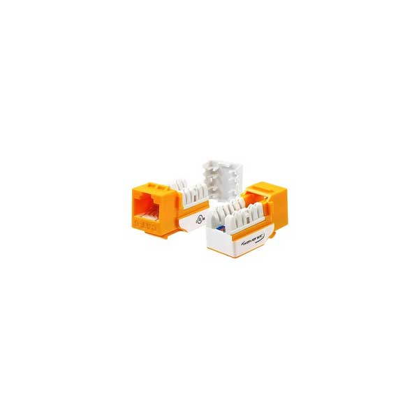2659-wavenet-6eksjyl-s-yellow-cat6-keystone-jack-1.jpg Wavenet 6EKSJYL-S Yellow CAT6 Keystone Jack