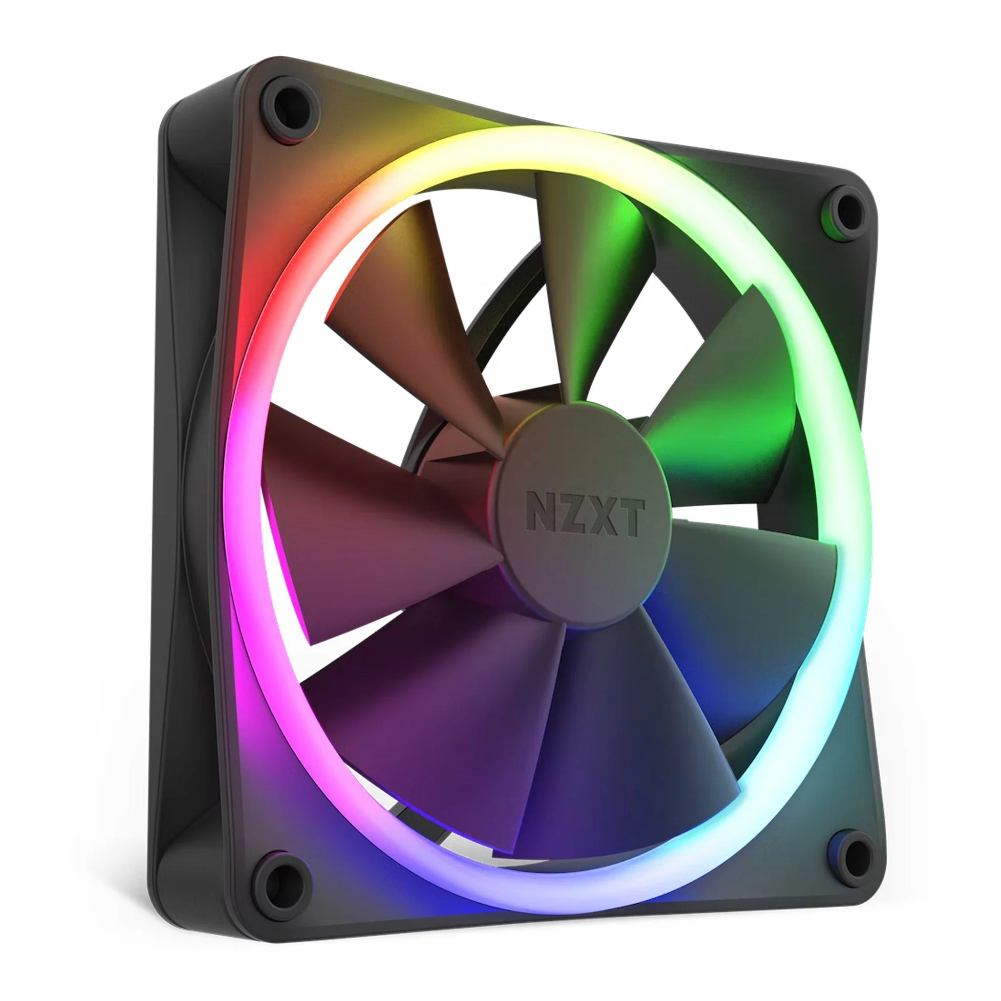 2677-nzxt-rf-r12sf-b1-120mm-f120-rgb-fan-black-1.webp NZXT RF-R12SF-B1 120mm F120 RGB Fan - Black