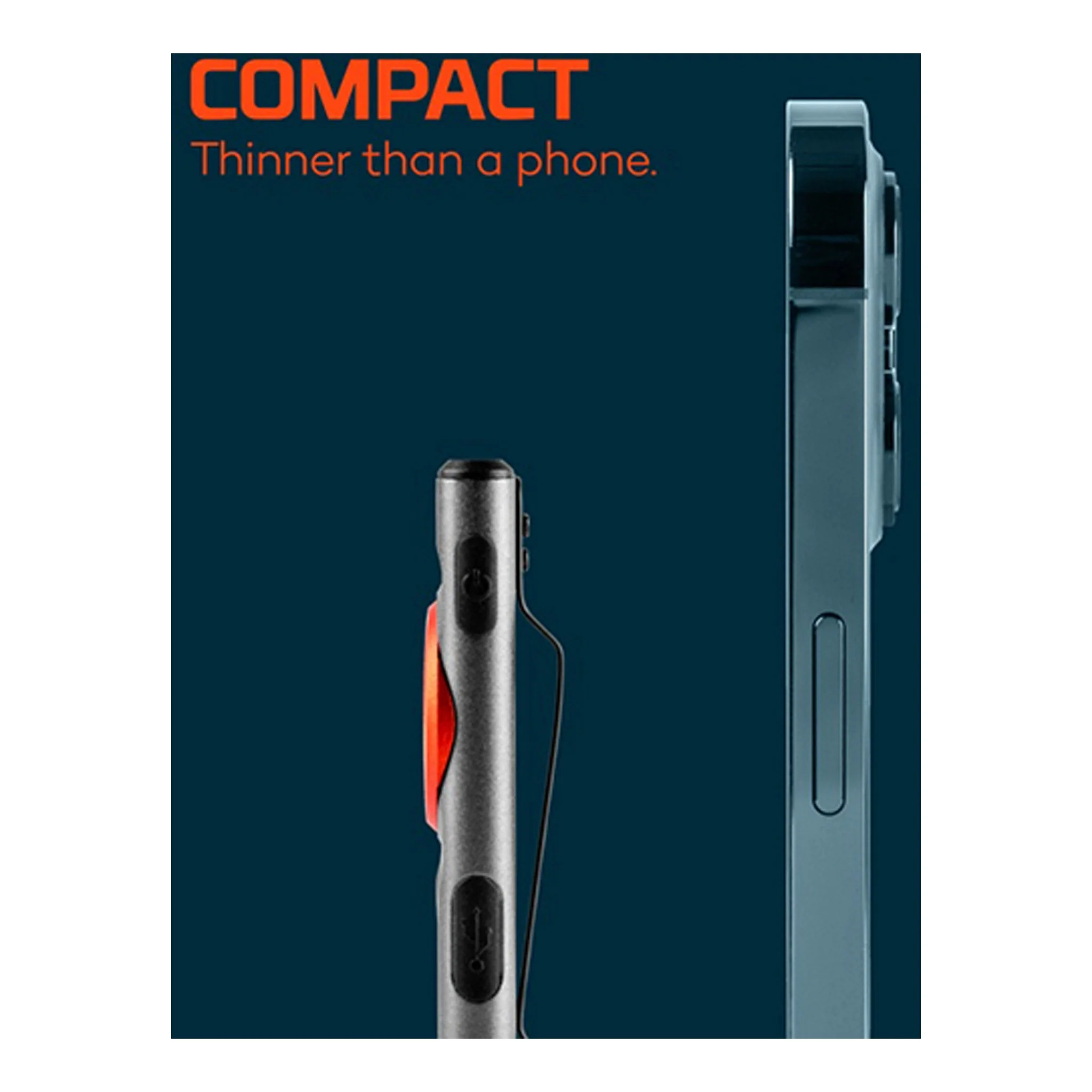NEBO NEB-FLT-1042 Slim Mini 250 Lumen LED Rechargeable Flashlight