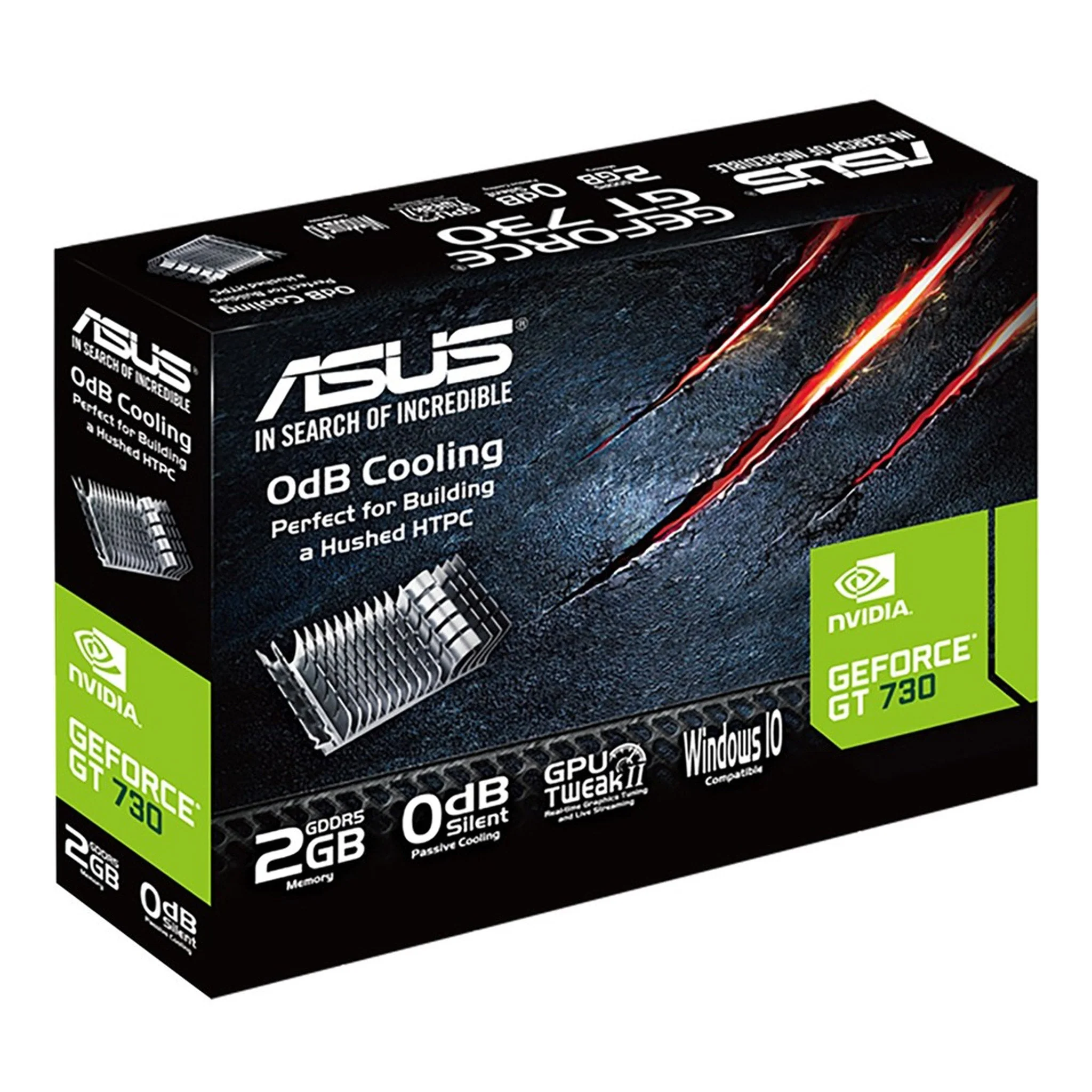 ASUS GT730-SL-2GD5-BRK 2GB DDR5 NVIDIA GeForce GT 730 Low Profile Graphic Card