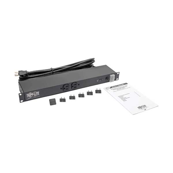 Tripp Lite Isobar 12-Outlet Surge Protector, 15 ft. Cord, 3840 Joules, 1U Rack-Mount