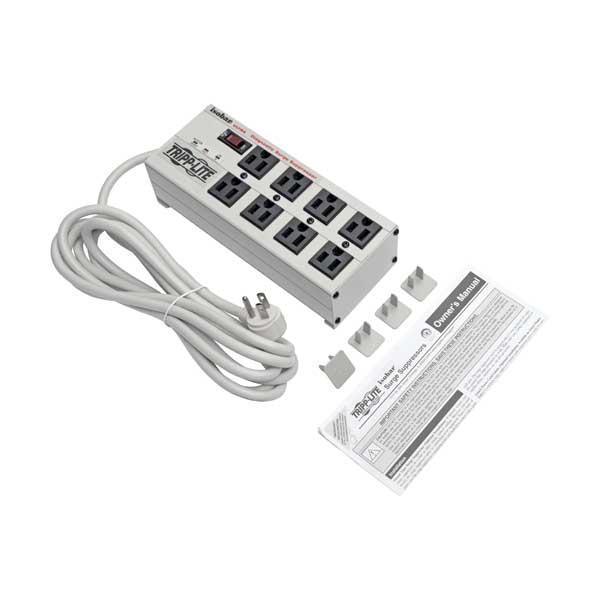 Tripp Lite Isobar 8-Outlet Surge Protector, 12 ft. Cord with Right-Angle Plug, 3840 Joules