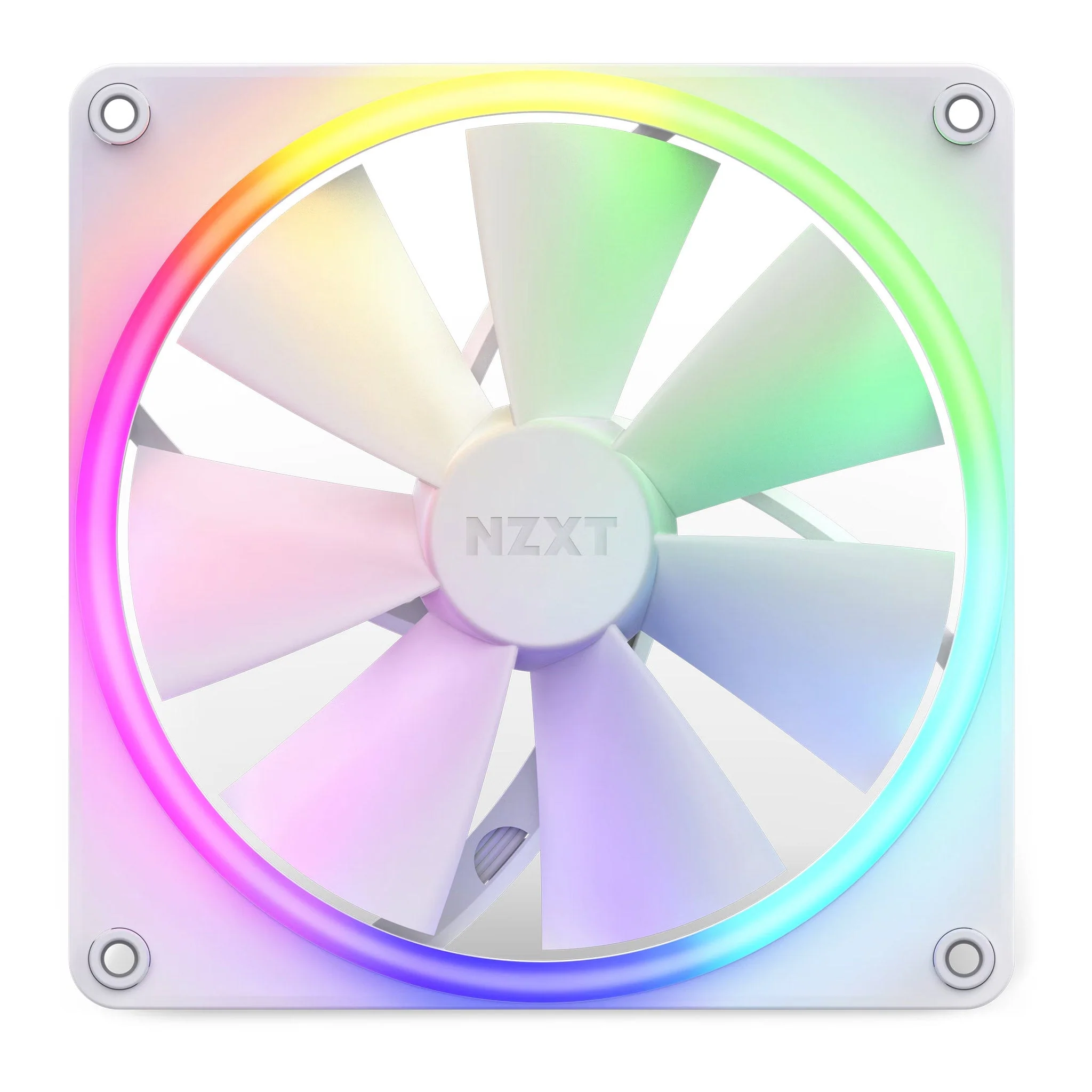 NZXT RF-R12SF-W1 120mm White F120 RGB PWM Fan