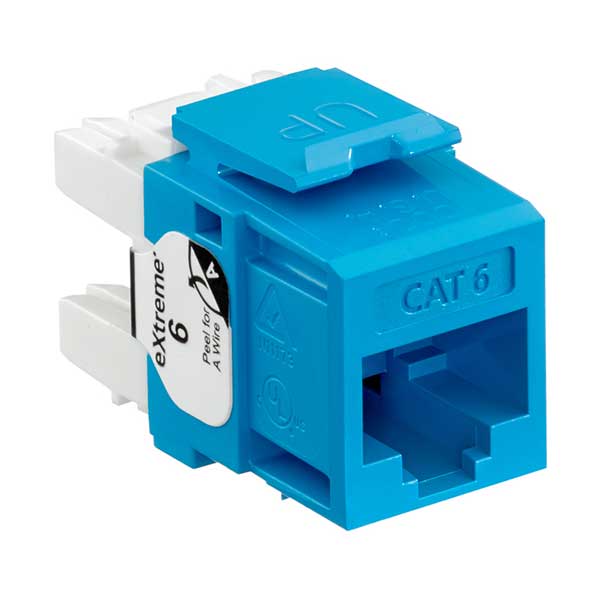 2721-leviton-61110-rl6-blue-extreme-cat-6-quickport-jack-1.jpg Leviton 61110-RL6 Blue eXtreme Cat 6 QuickPort Jack