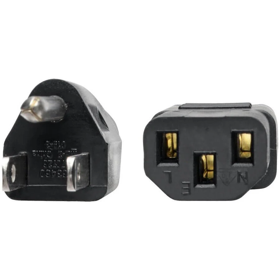 Tripp Lite P006-015 15ft 18AWG 10A Black NEMA 5-15P Male to C13 Female Desktop Computer AC Power Cable