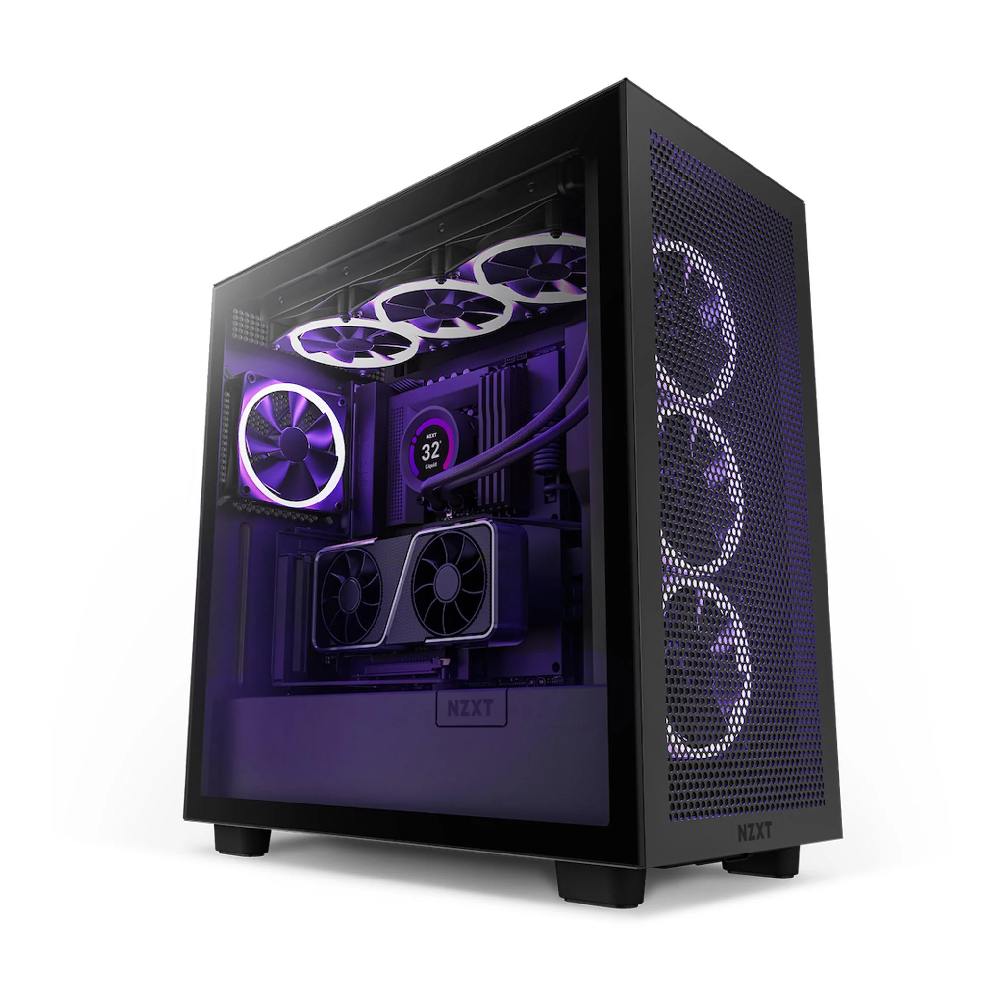 NZXT AB-RH175-B1 PCIe 4.0 Vertical GPU Mounting Kit - Matte Black