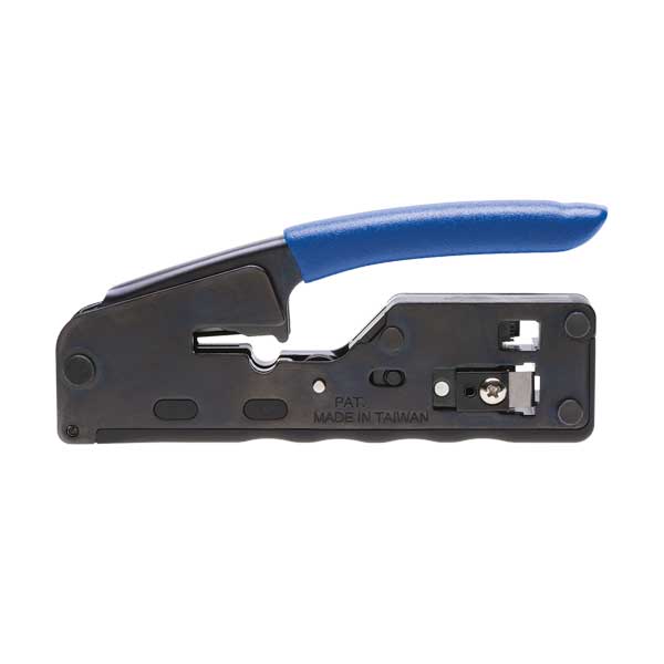 Platinum Tools 2100C Rapid45 EZ Pass-Through RJ45 Crimp Tool and also Crimps Common RJ11 / RJ12 Plugs