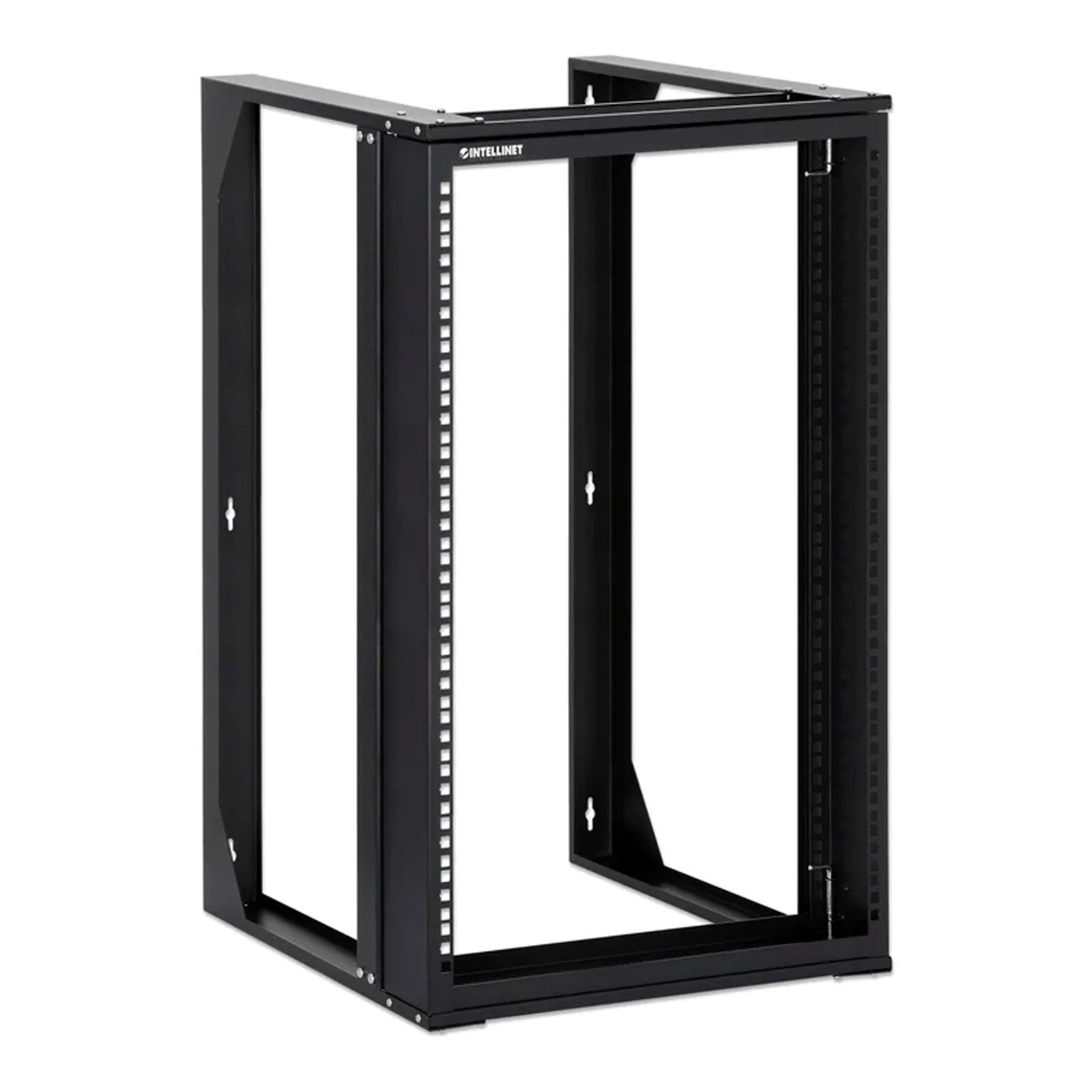 Intellinet 716208 19" 15RU Wall Mount 2-Post Open Frame Network Rack