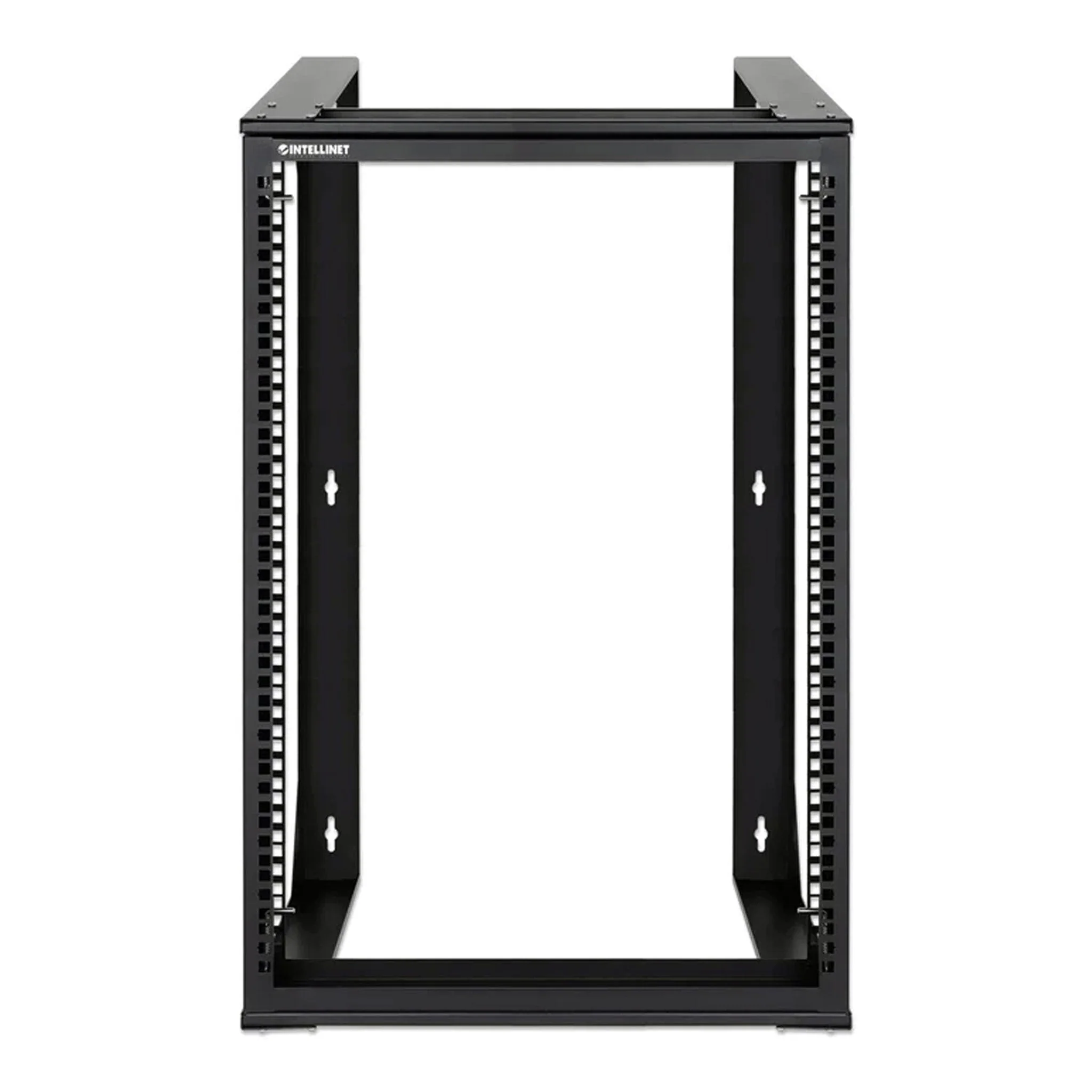 Intellinet 716208 19" 15RU Wall Mount 2-Post Open Frame Network Rack