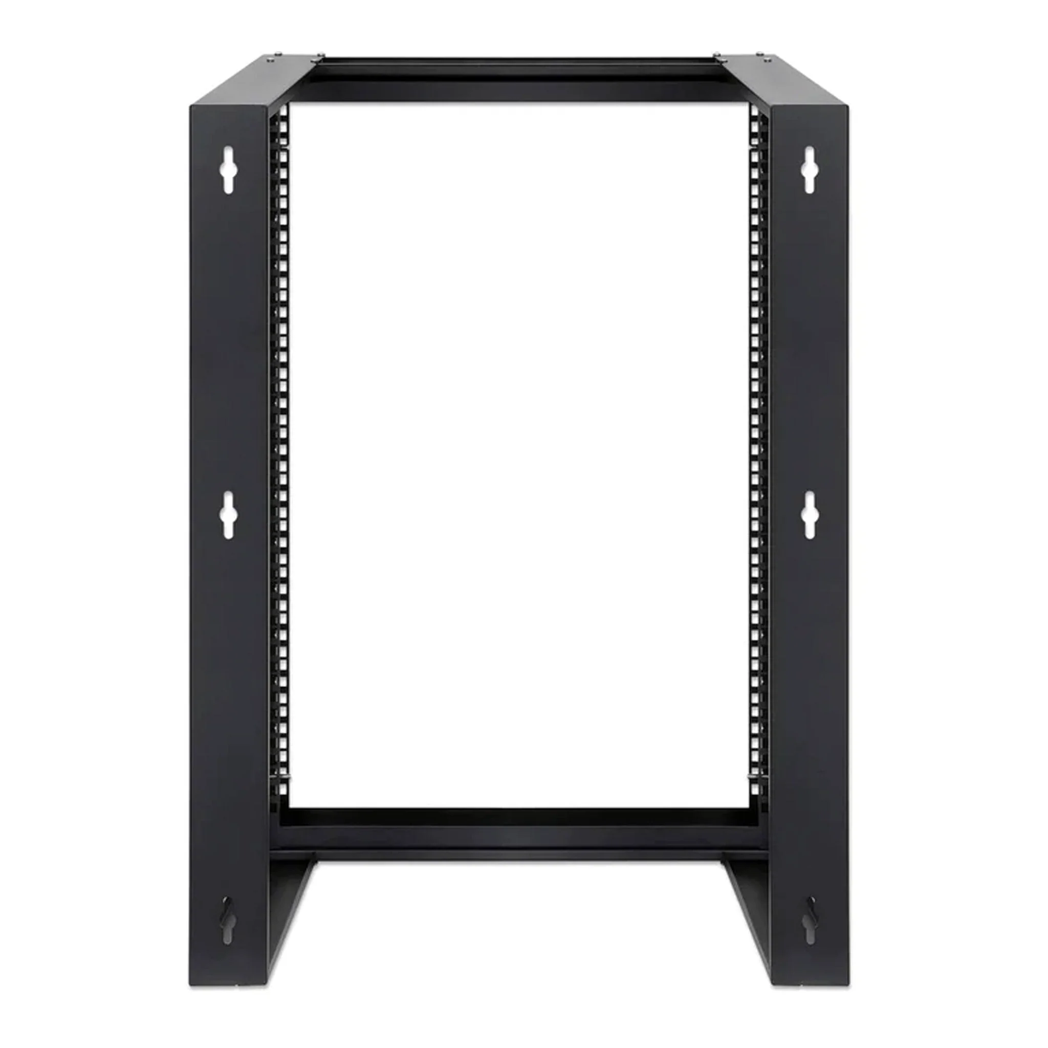 Intellinet 716208 19" 15RU Wall Mount 2-Post Open Frame Network Rack