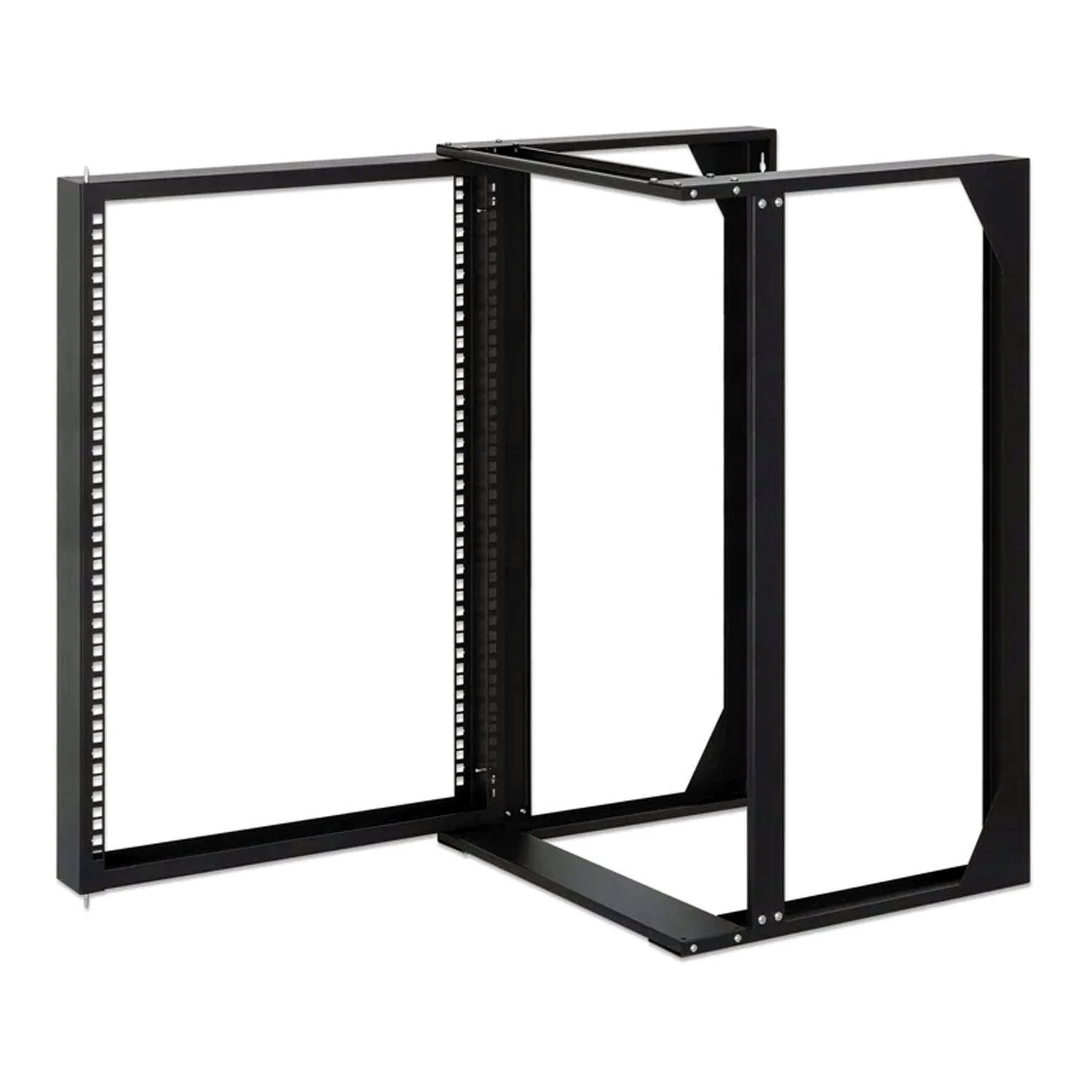 Intellinet 716208 19" 15RU Wall Mount 2-Post Open Frame Network Rack