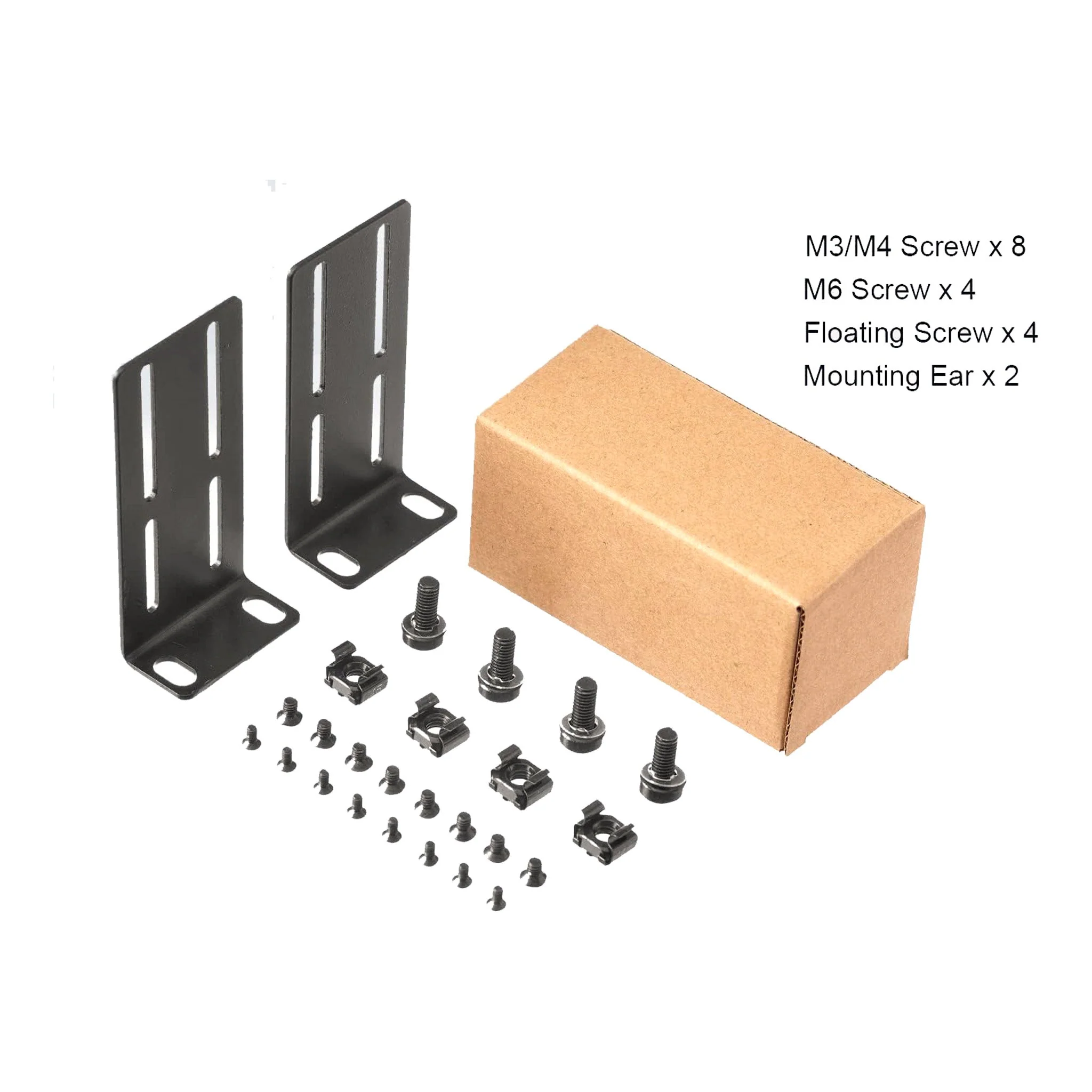 Altex Preferred MFG RM-KIT-SWITCH 19" Universal Adjustable Rack Ears Rack Mount Kit