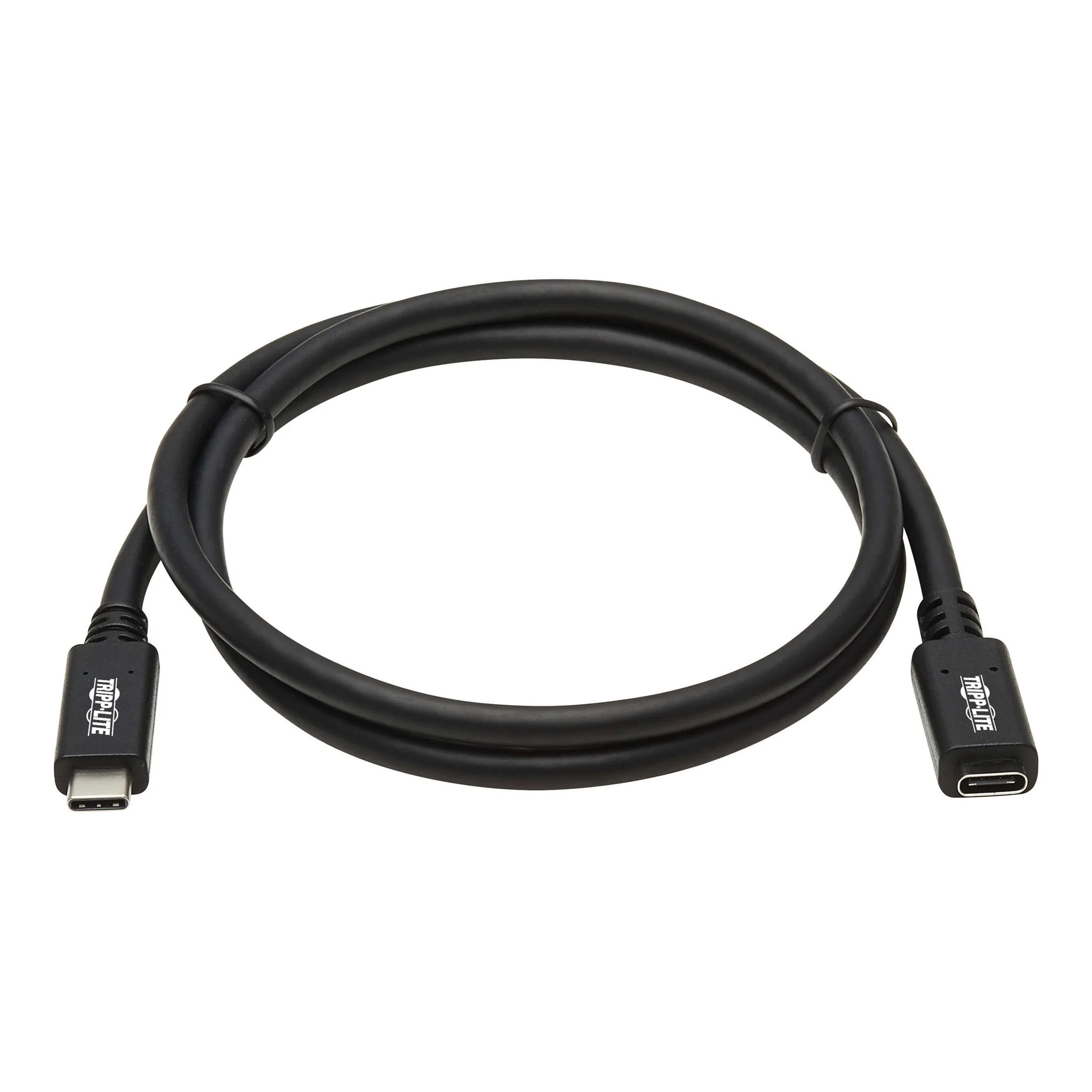 Tripp Lite U421-006 6ft Black USB 3.2 Gen 1 Male to Female USB-C Extension Cable