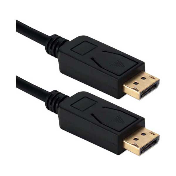 2860-qvs-dpm-25-25ft-displayport-digital-a-v-ultrahd-4k-black-cable-with-latches-1.jpg QVS DPM-25 25ft DisplayPort Digital A/V UltraHD 4K Black Cable with Latches