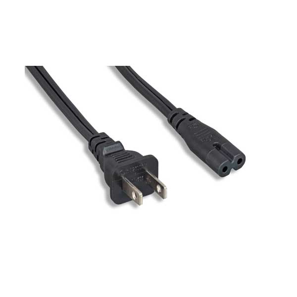 2921-comtop-65-403p-10-10ft-18awg-non-polarized-notebook-power-cord-nema-1-15p-to-c7-1.jpg COMTOP 65-403P-10 10ft 18AWG Non-Polarized Notebook Power Cord NEMA 1-15P To C7