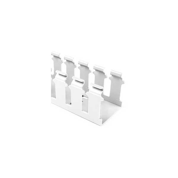 HellermannTyton 181-33030 Open Slot Wire Duct 3" x 3", White, 6FT