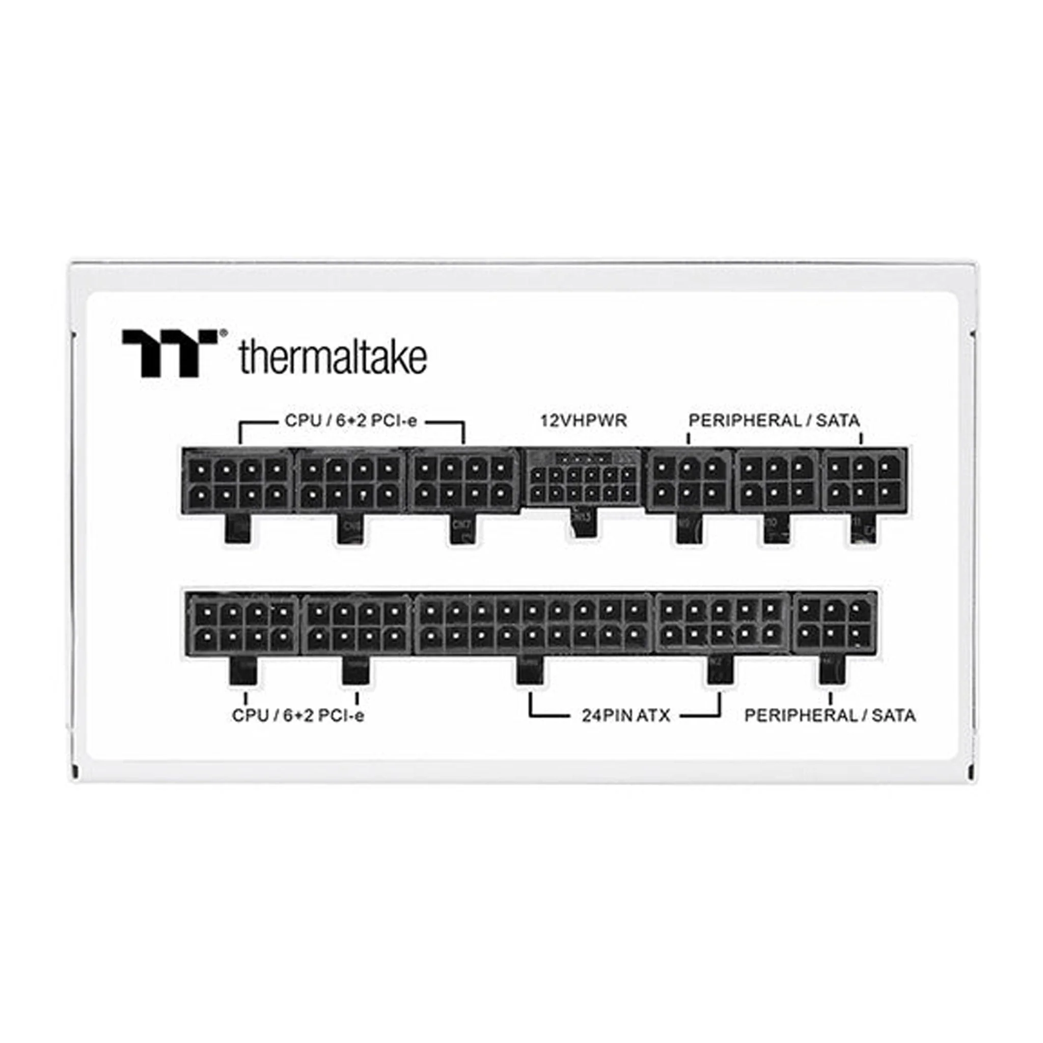Thermaltake PS-TPD-1050FNFAGU-N 1050W 80 Plus Gold Toughpower GF A3 Snow Fully Modular Power Supply - White