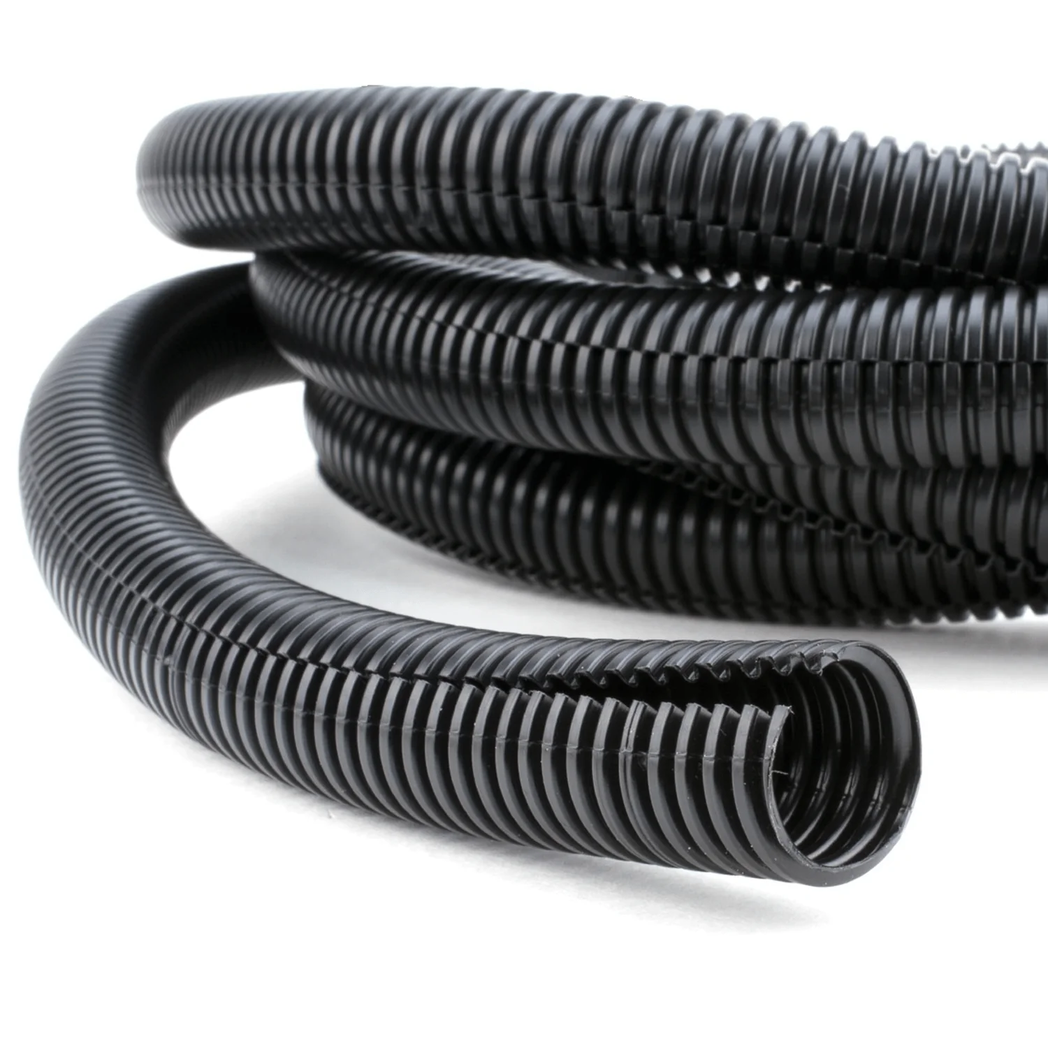 3008-black-split-loom-tubing-1-4-i.d.-100-roll-1.webp Black Split Loom Tubing - 1/4" I.D. / 100' Roll