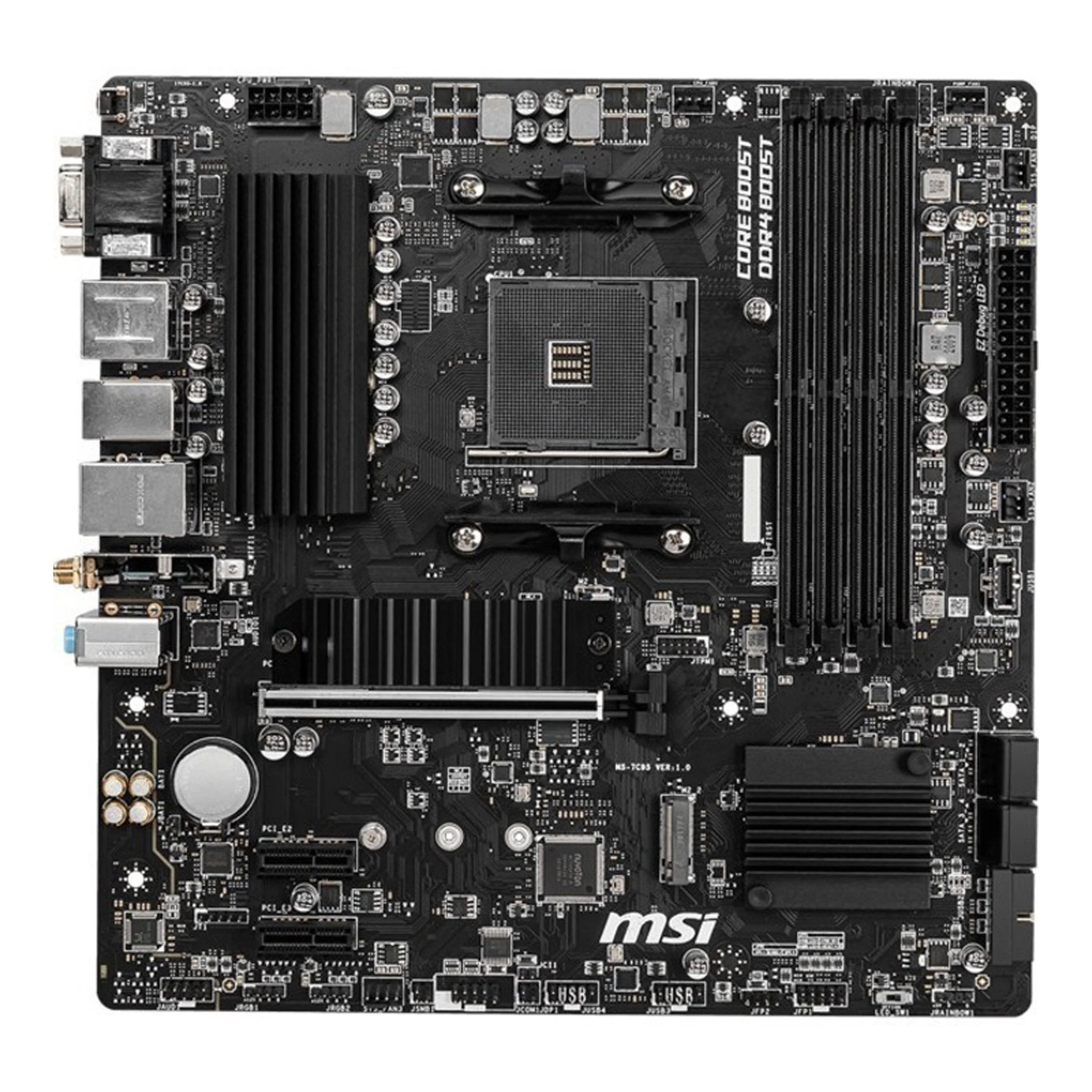MSI B550M PRO-VDH WIFI AM4 Micro ATX Desktop Motherboard
