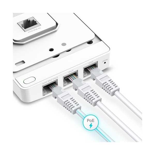 TP-Link AX1800 Wall Plate WiFi 6 Access Point (EAP615-WALL)