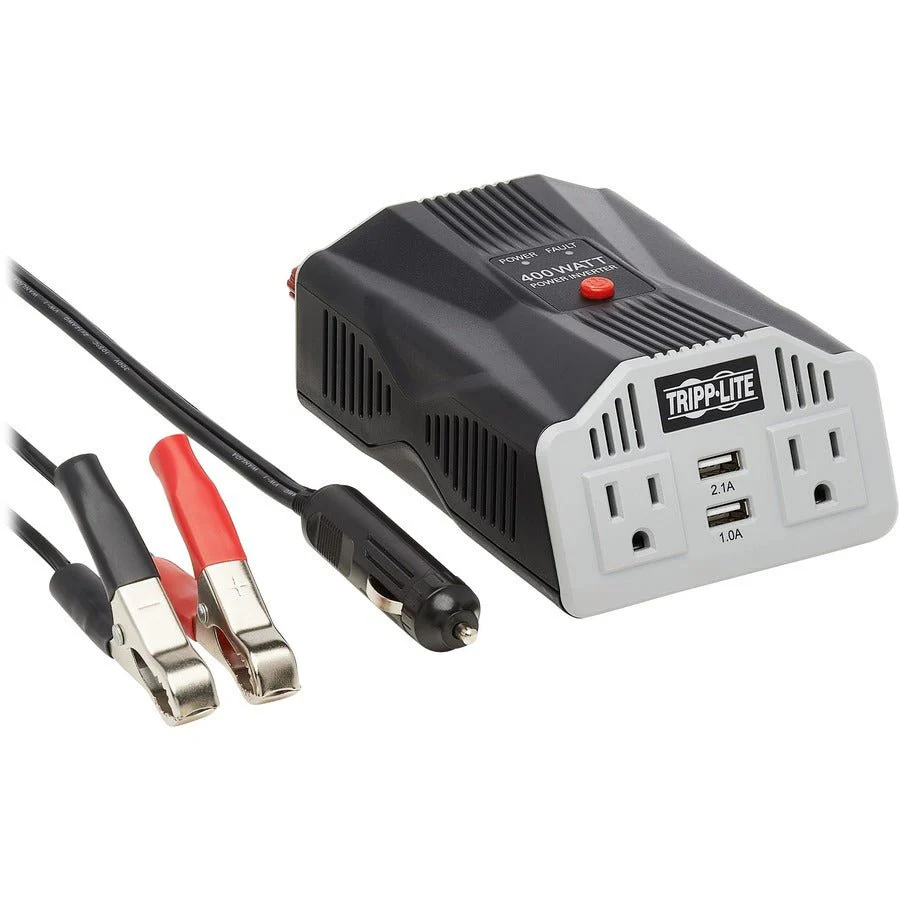 492-tripp-lite-400w-compact-car-inverter-12v-120v-2-port-usb-charging-2-outlet-1.webp Tripp Lite 400W Compact Car Inverter 12V 120V 2-Port USB Charging 2 Outlet