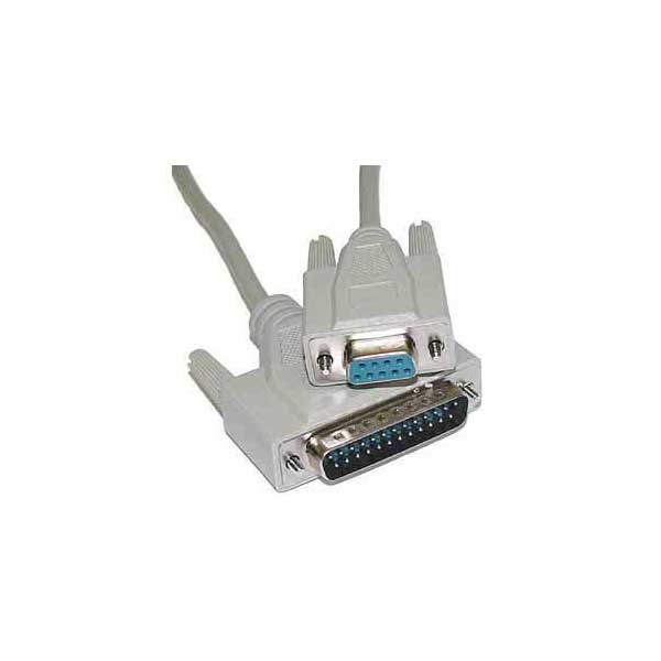556-db9-female-to-db25-male-modem-cable-10-1.jpg DB9 Female to DB25 Male Modem Cable - 10'