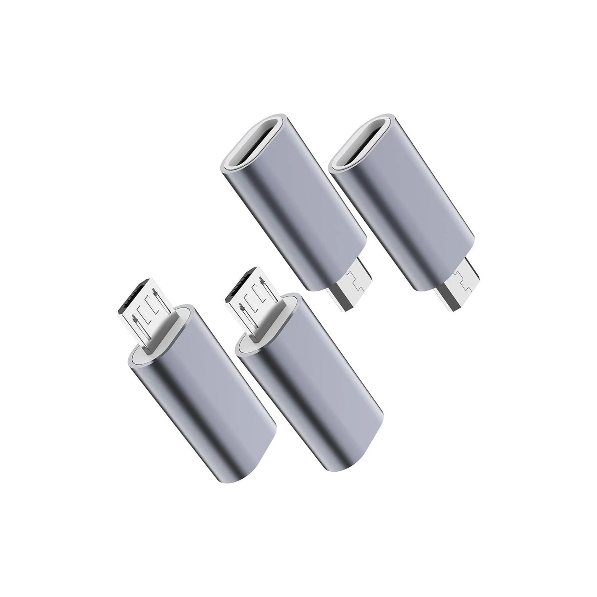 564-altex-preferred-mfg-usb-c-female-to-micro-usb-male-charging-data-transfer-adapter-4-pack-grey-1.webp Altex Preferred MFG USB C Female to Micro USB Male Charging/Data Transfer Adapter 4-Pack - Grey